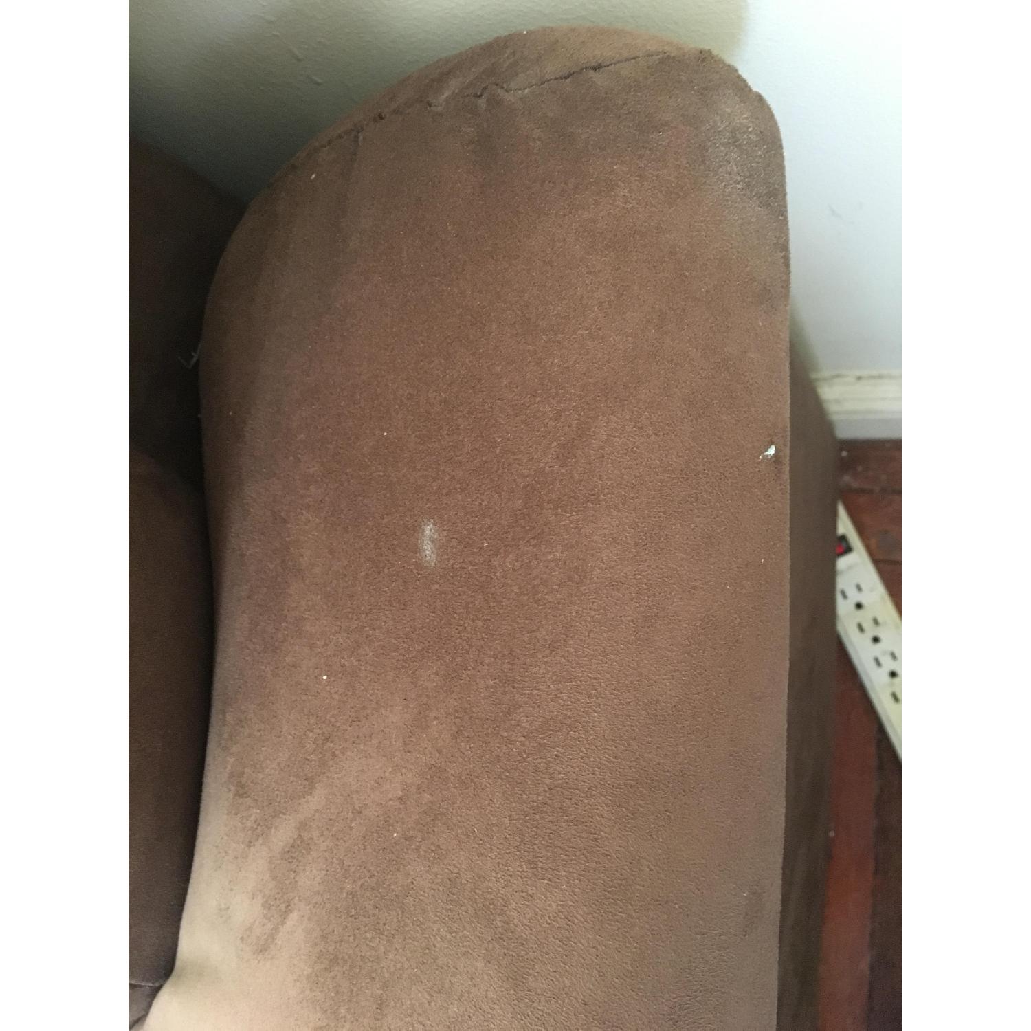 Ikea Knislinge Chocolate Brown Sofa - image-4