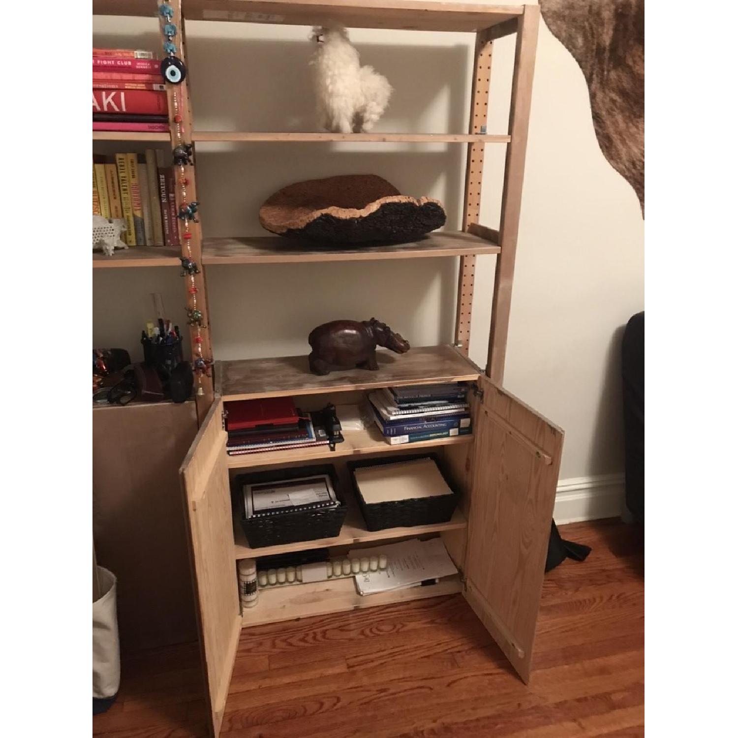 Ikea Rose Gold 2Section Bookcase w/ AptDeco