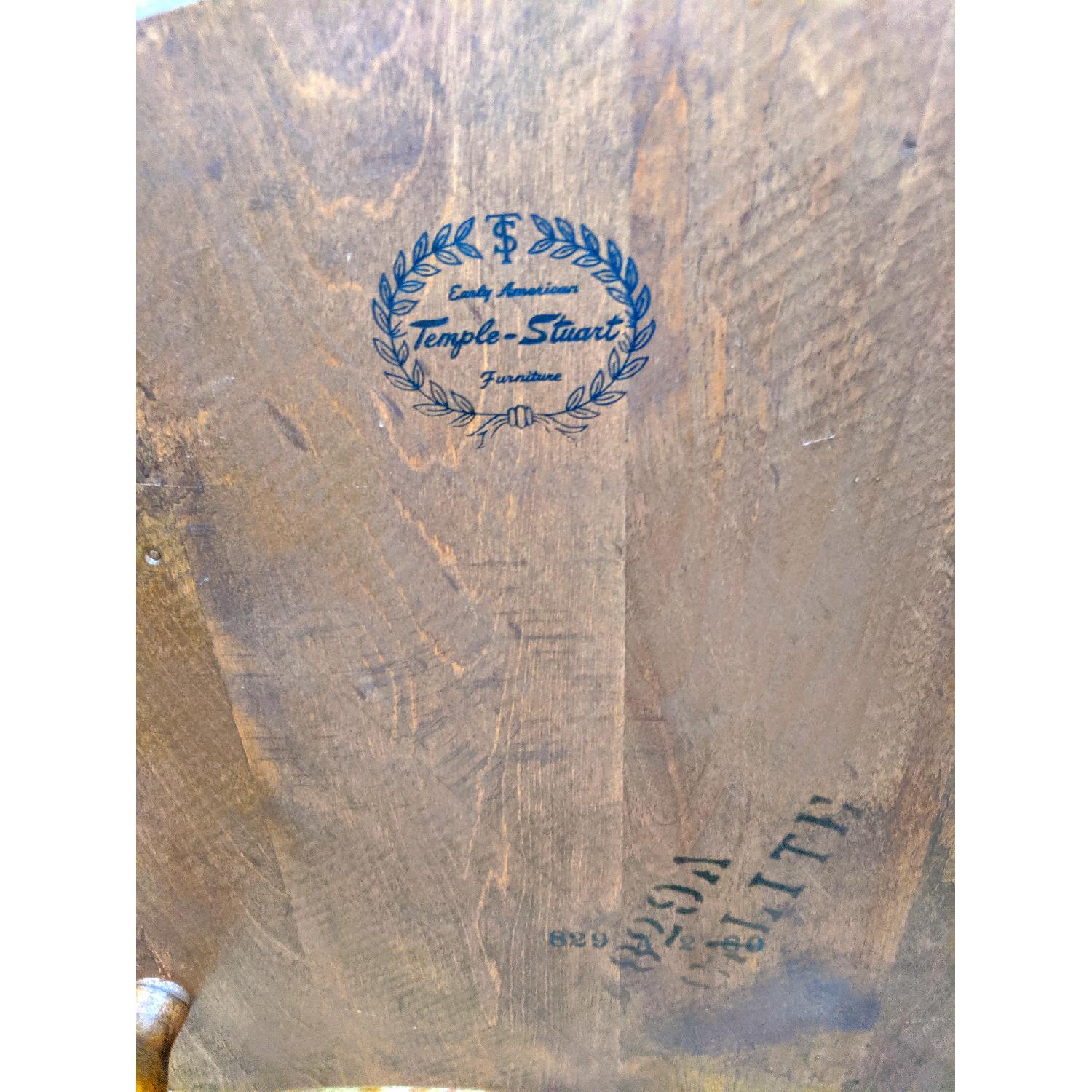 1950s Early American Temple Stuart Solid Maple Arm Chair - image-8