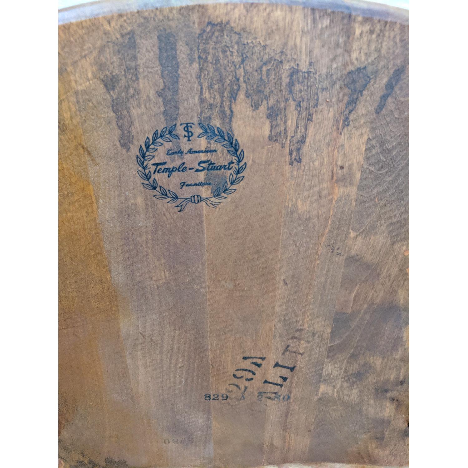 1950s Early American Temple Stuart Solid Maple Arm Chair - image-9