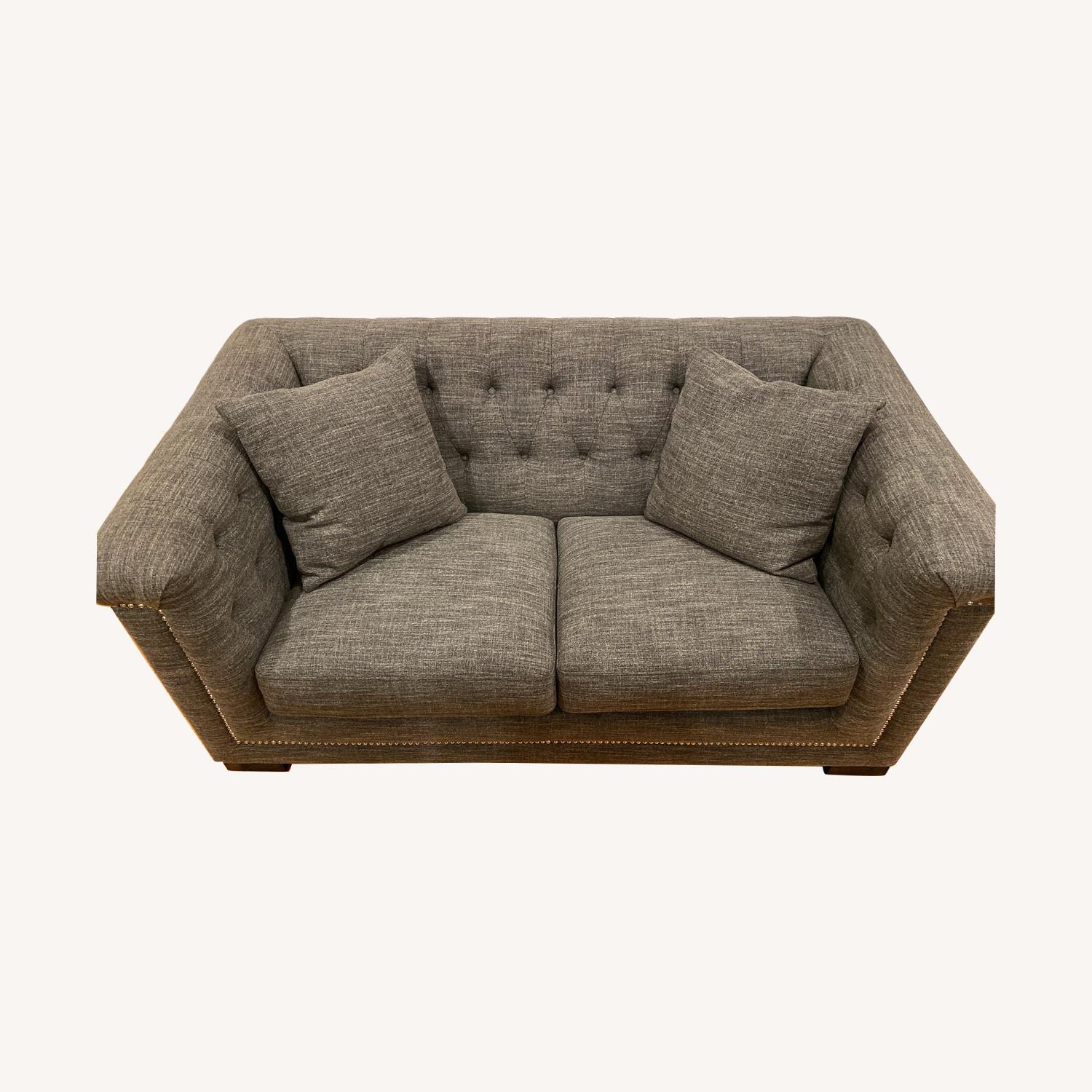 Bob's Melrose Gray Loveseat - image-5