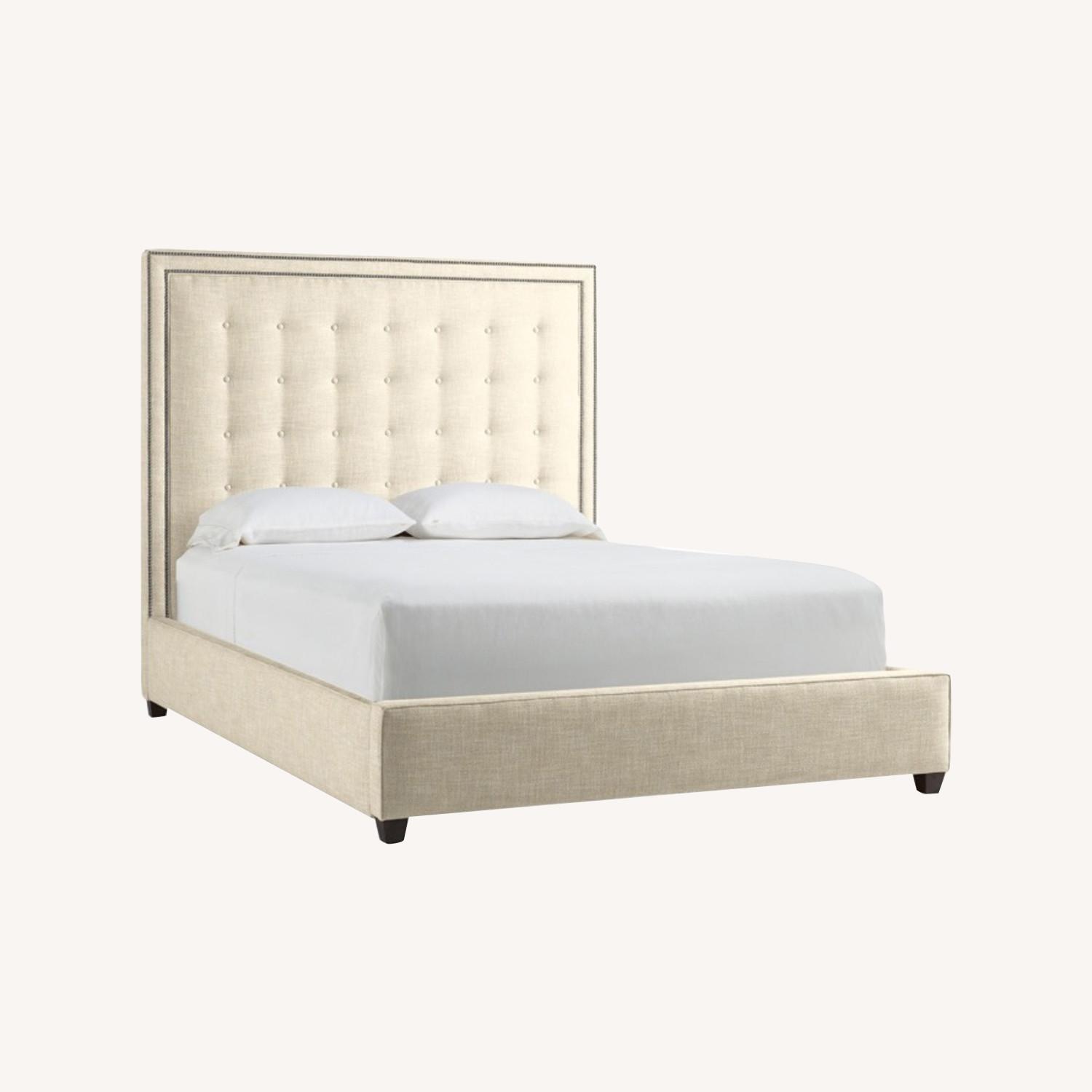 Arhaus Felix Tufted King Bed AptDeco