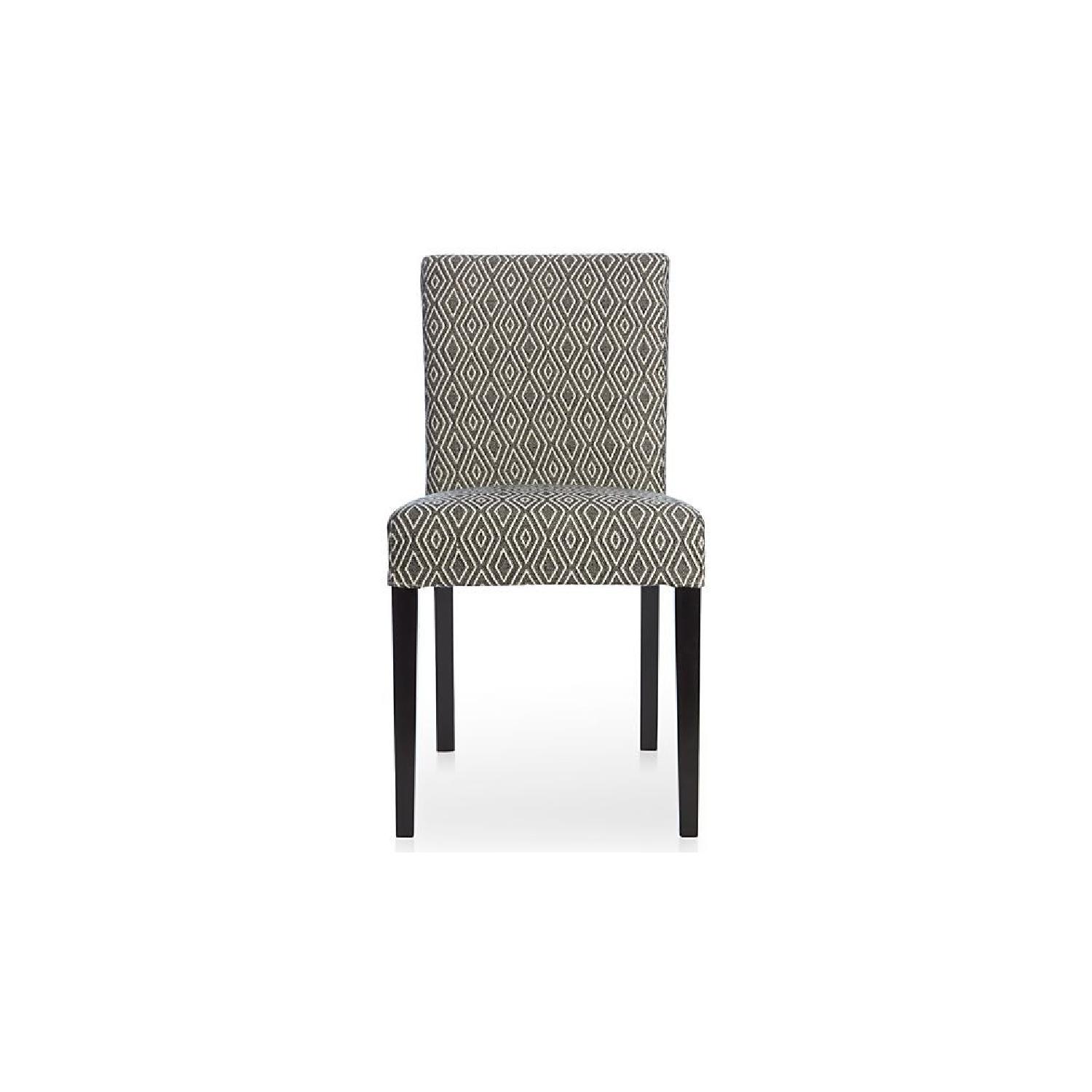 Crate & Barrel Upholstered Dining Chairs - image-5