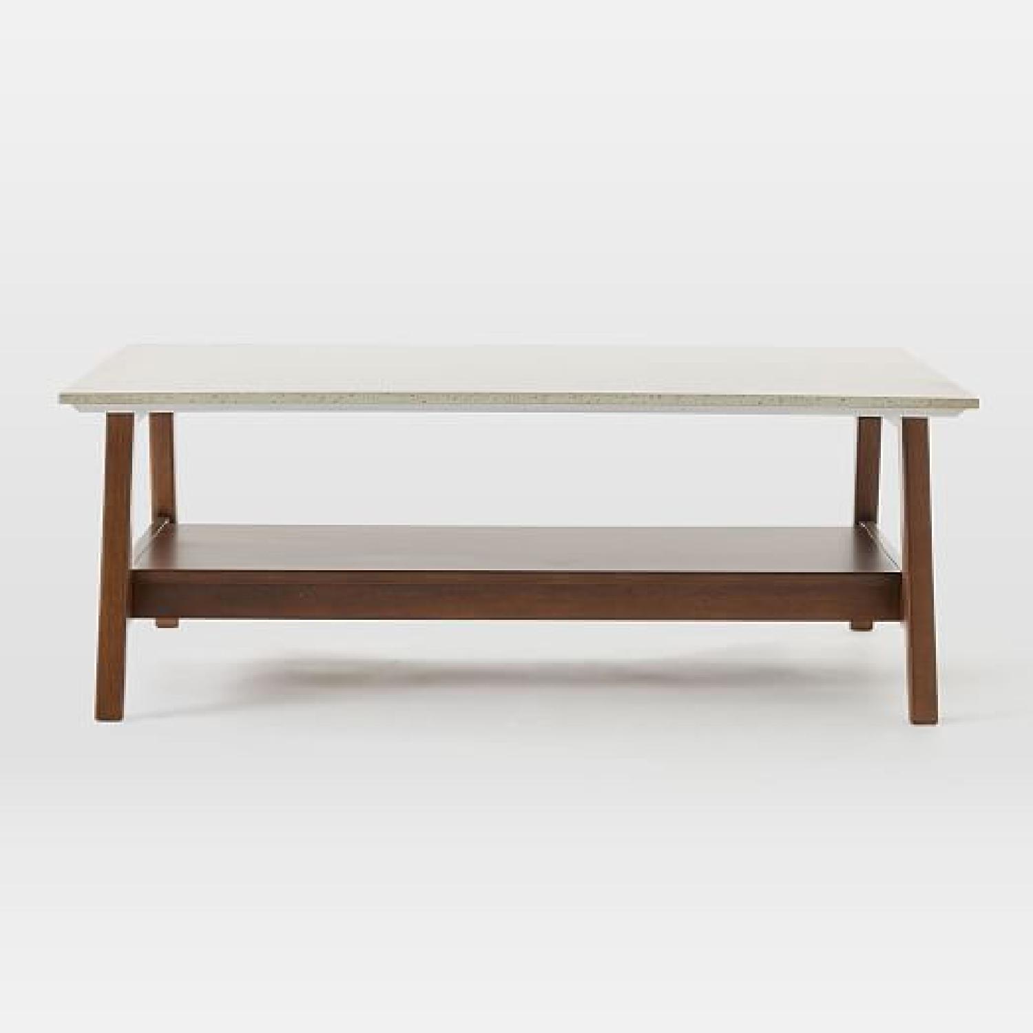 West Elm Quartz Coffee Table - image-5