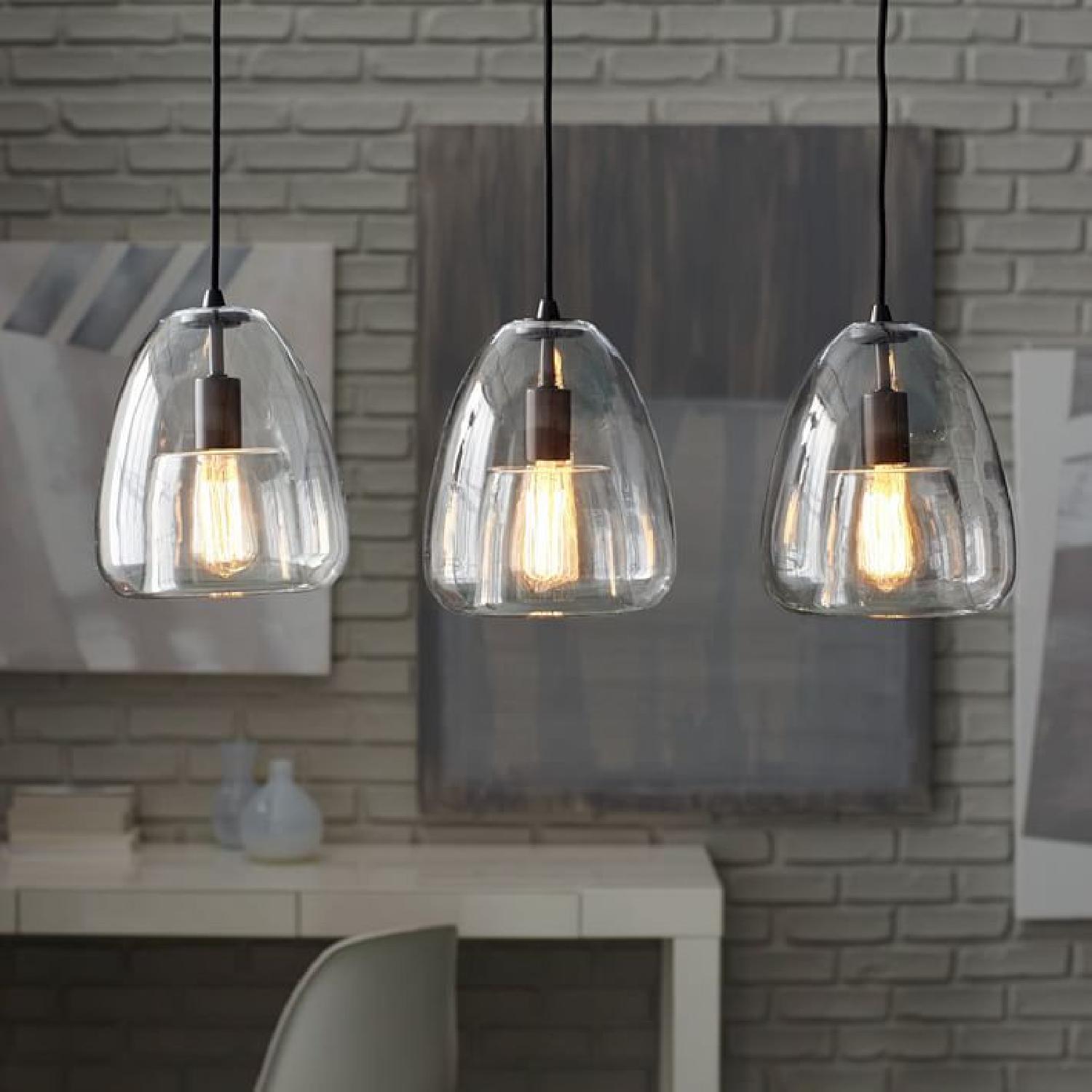 West Elm Duo Walled 3 Light Pendant - image-1
