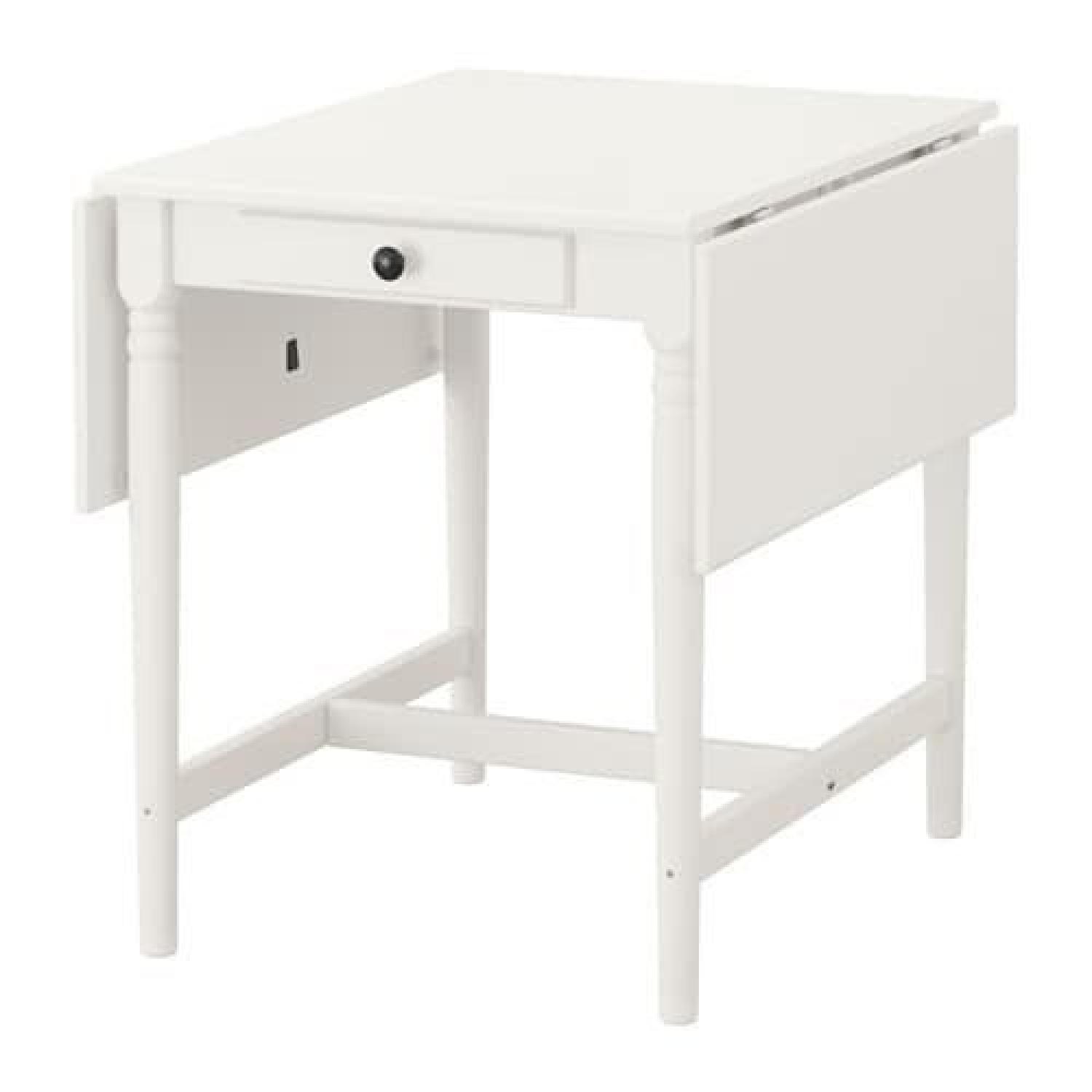 Ikea Ingatorp Drop-Leaf Dining Table - image-0