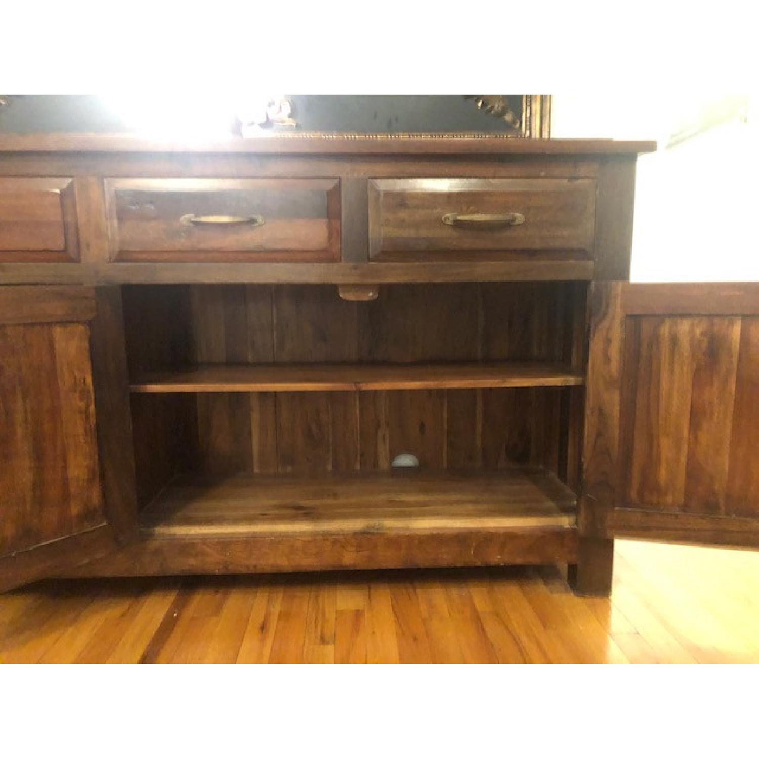 Pottery Barn Bowry Reclaimed Wood Buffet Table - image-9