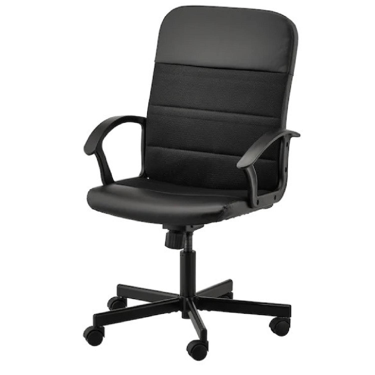 IKEA RENBERGET レンベルゲット オフィスチェア 250727- RENBERGET swivel chair, Bomstad black - IKEA