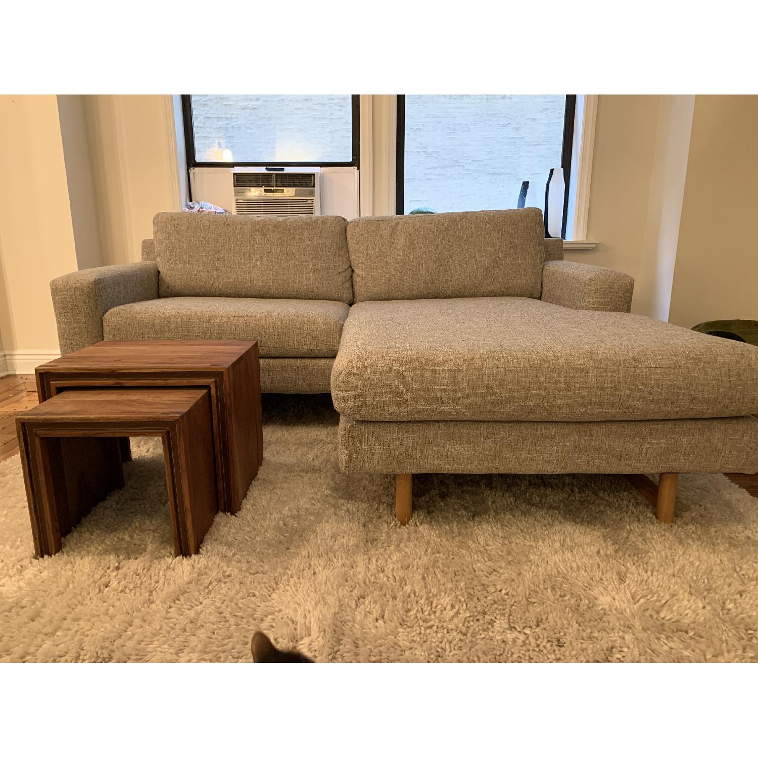 West Elm Eddy 2Piece Sectional Sofa AptDeco