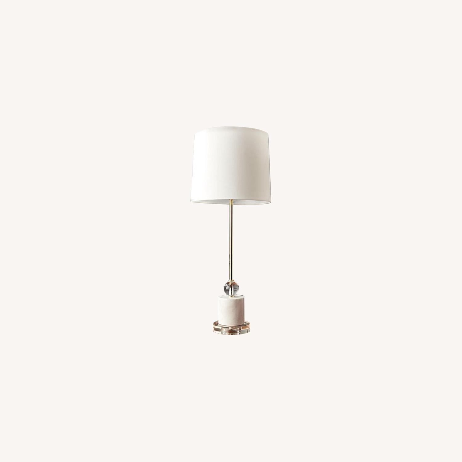 CB2 Siena Marble Base Table Lamp - image-7