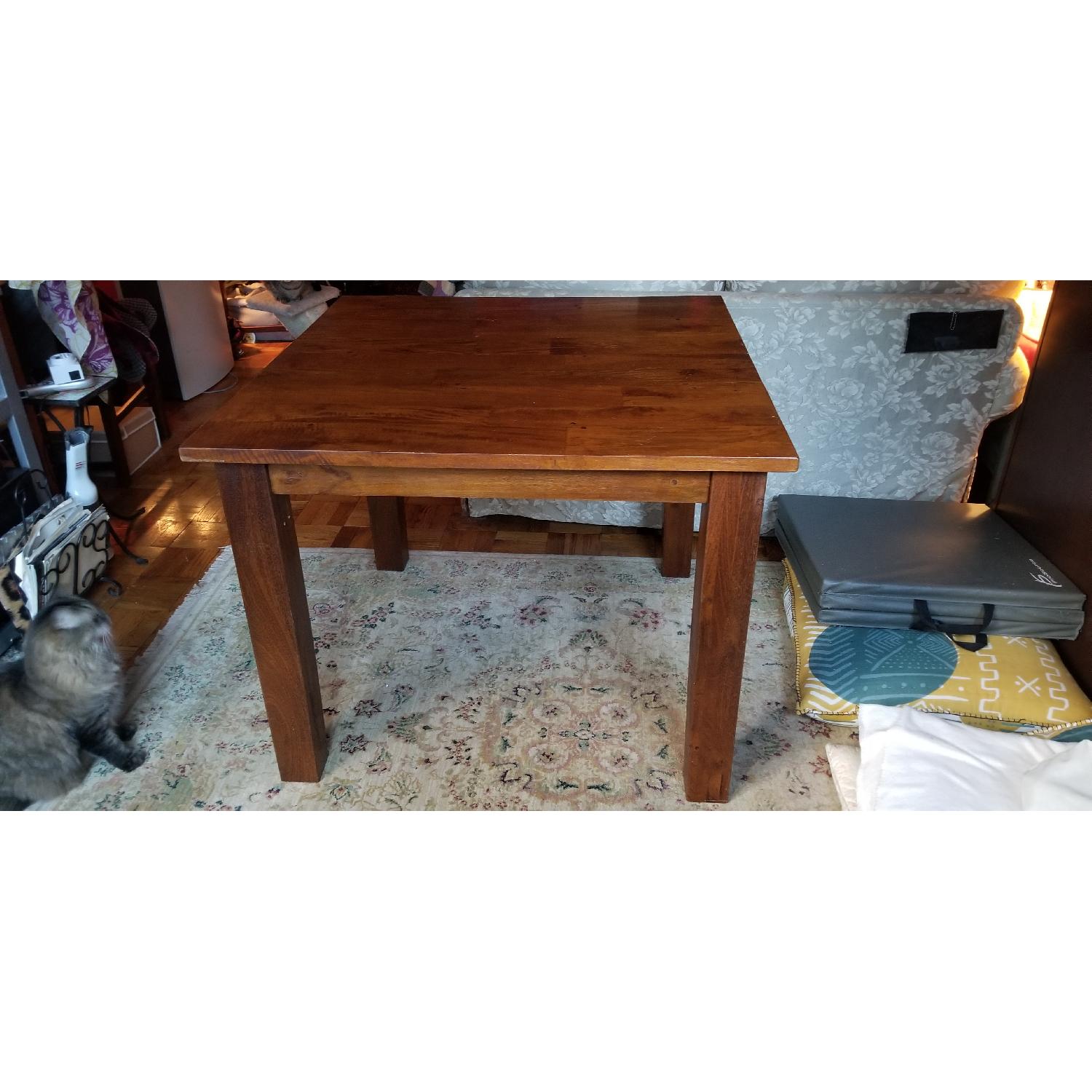 Pottery Barn High Dining Table w/ 2 Chairs - image-4