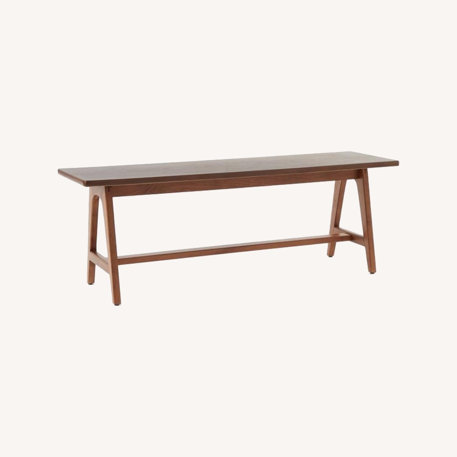 West Elm A-Frame Bench - image-0