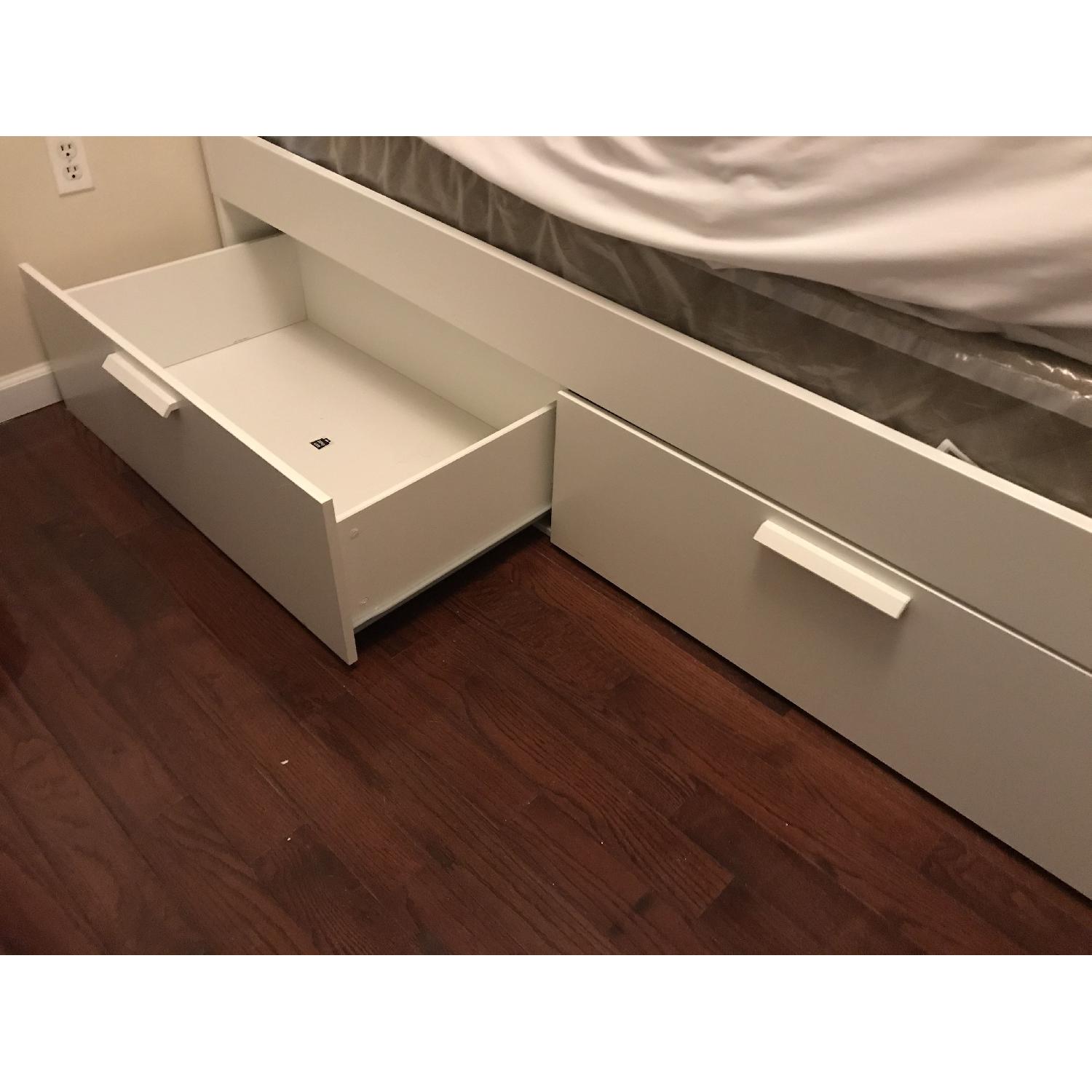 Ikea Brimnes Full Storage Bed Frame AptDeco
