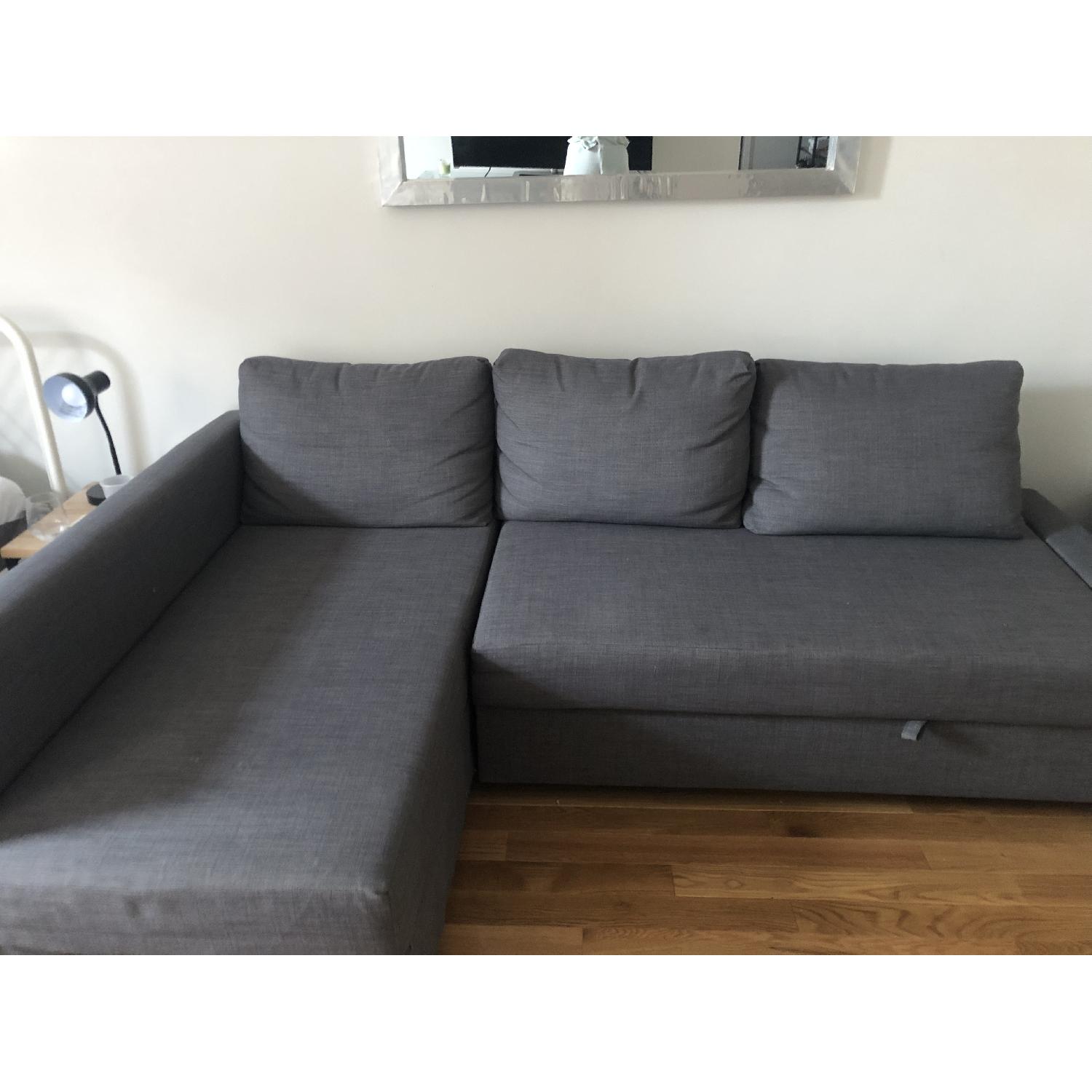Ikea Friheten Sleeper Sectional Sofa w/ Storage - image-4