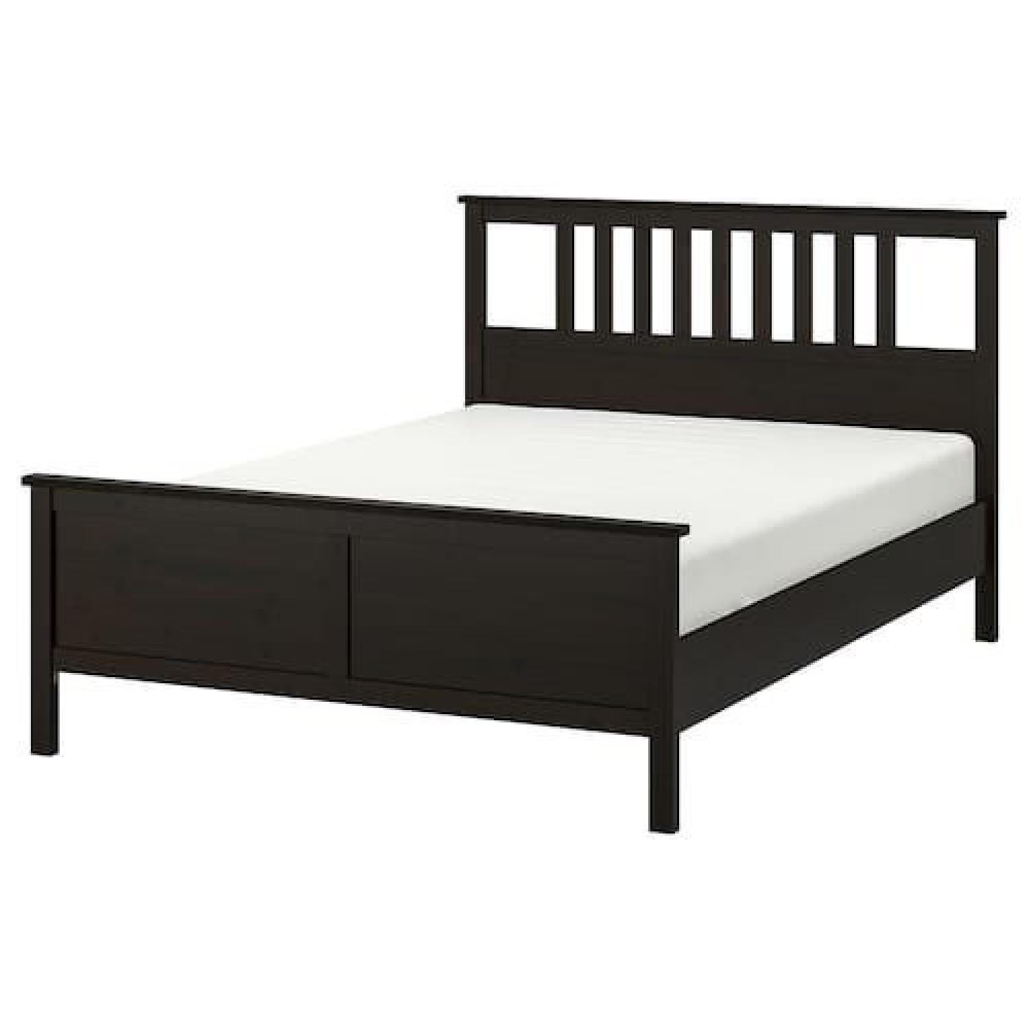 Ikea Hemnes Queen Bed Frame - image-0