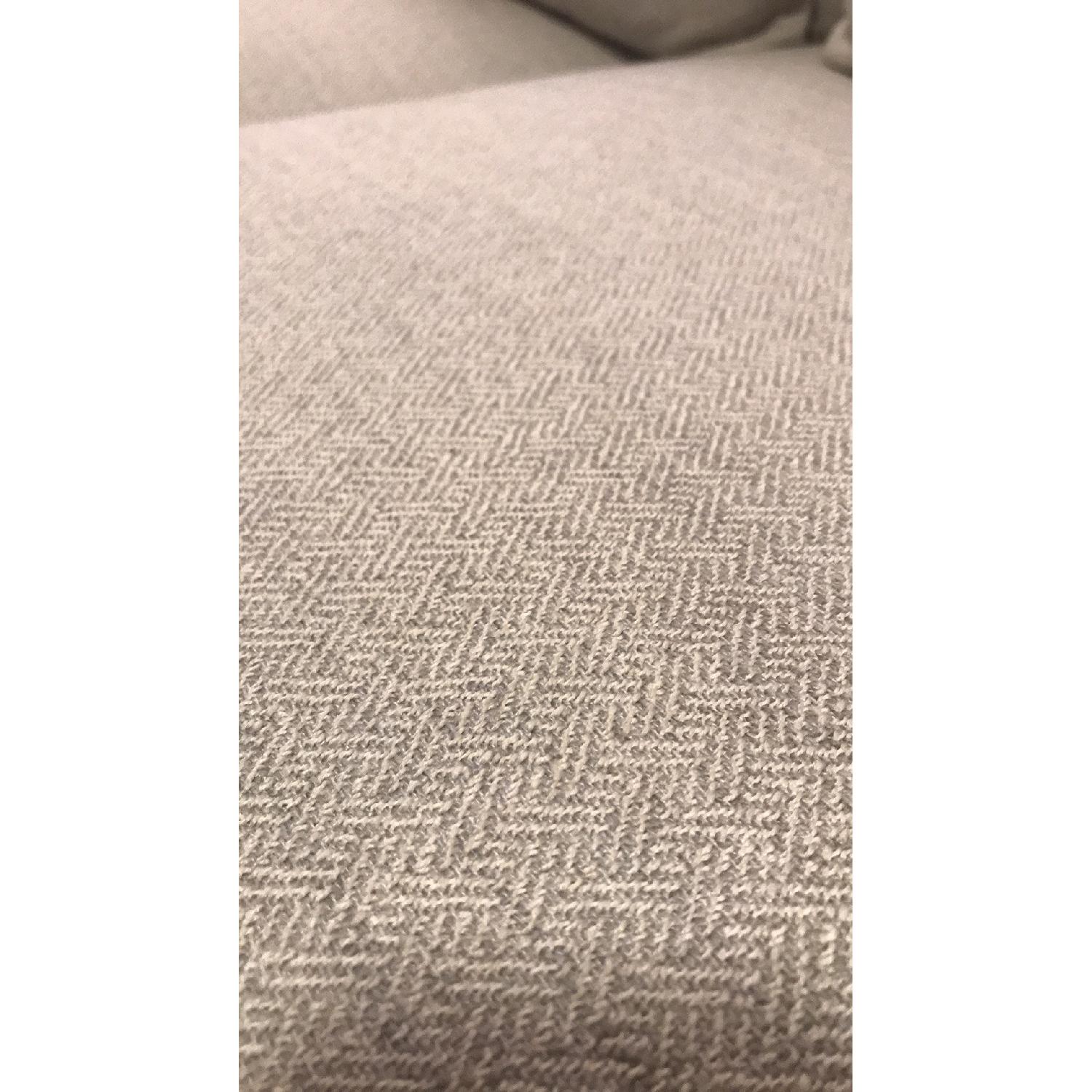 Crate & Barrel Verano II Petite Slope Arm Sofa - image-9