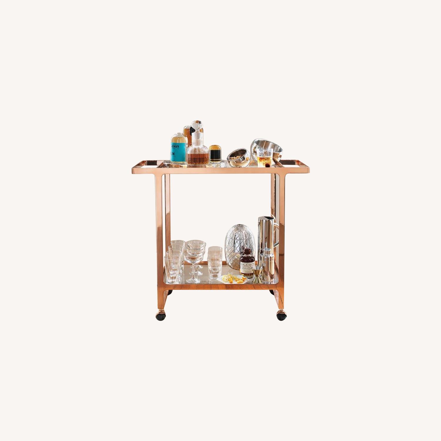 CB2 Copper Bar Cart - image-9