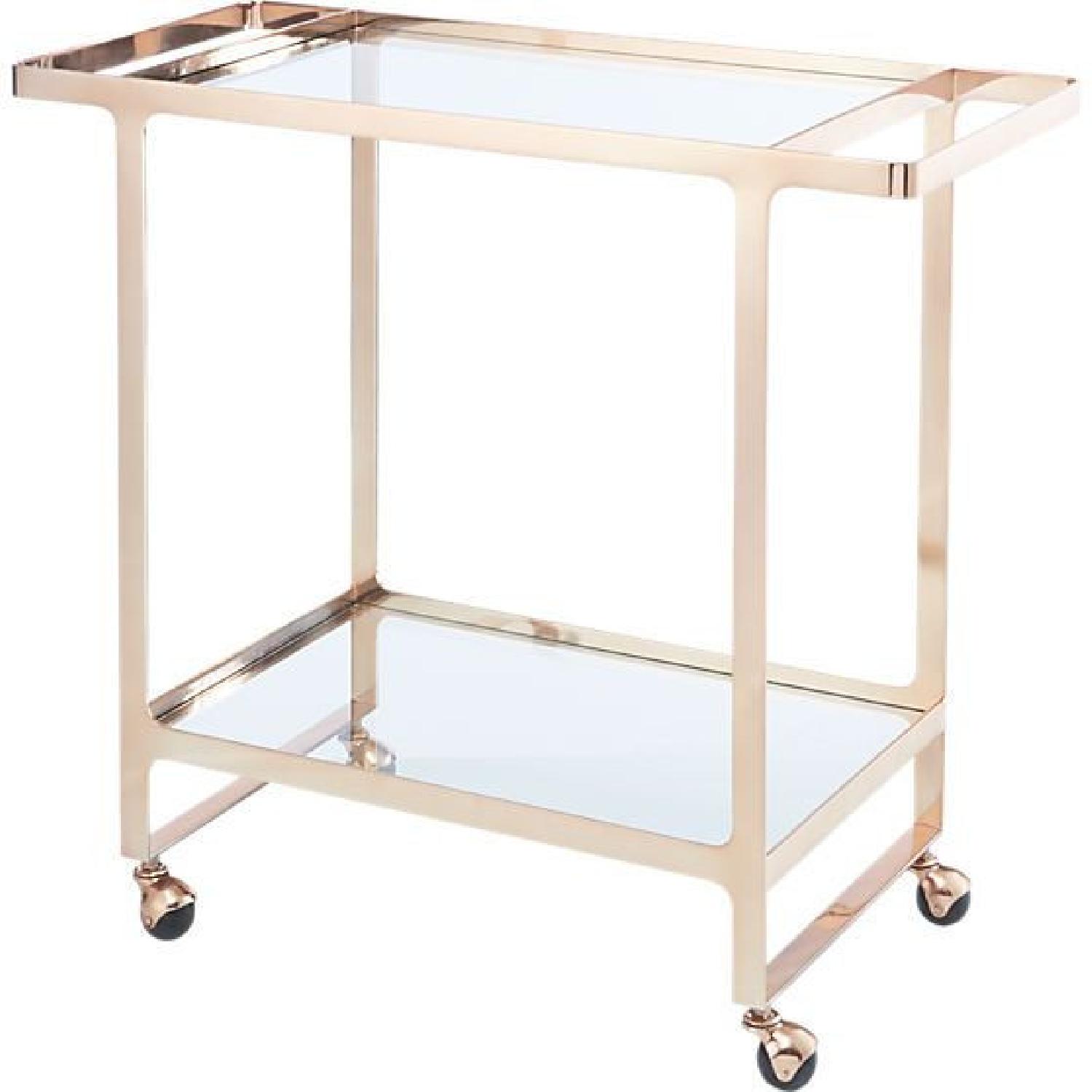 CB2 Copper Bar Cart - image-0