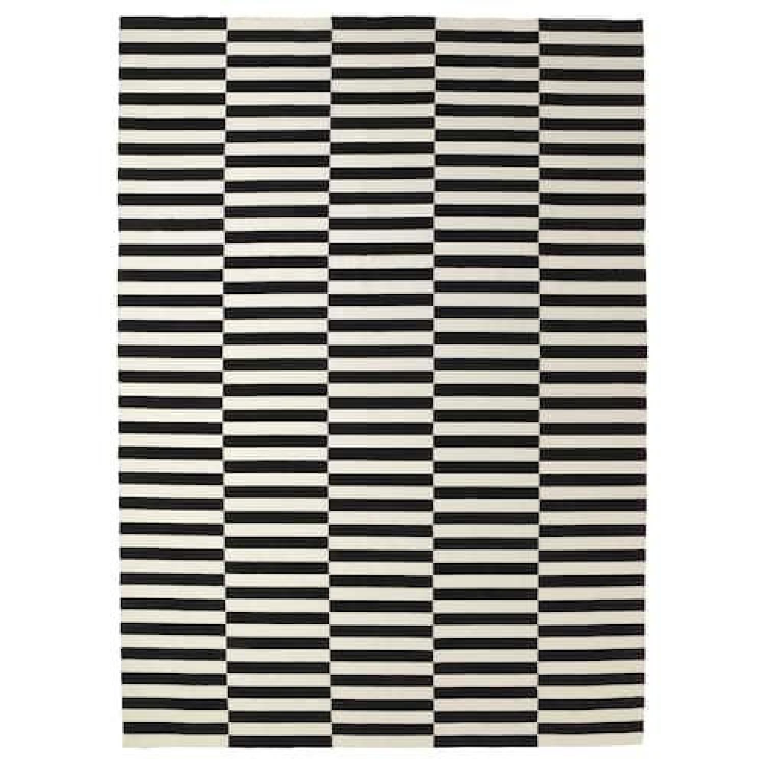 Ikea Stockholm Striped Wool Rug AptDeco