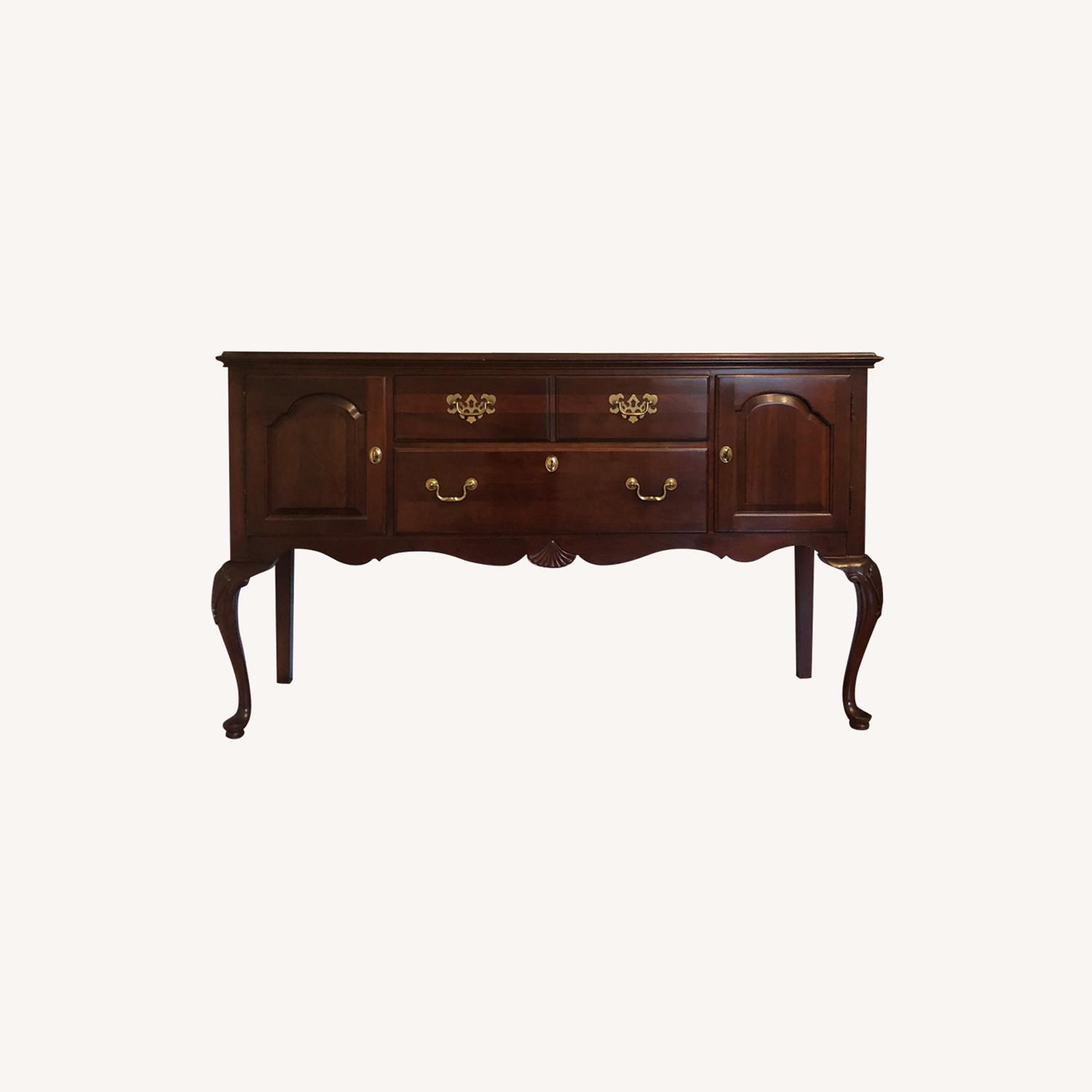 Ethan Allen Wood Sideboard AptDeco