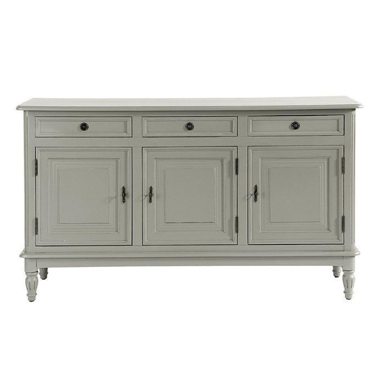 Ballard Designs Cream Dehavilland 3-Drawer Console Table - image-0