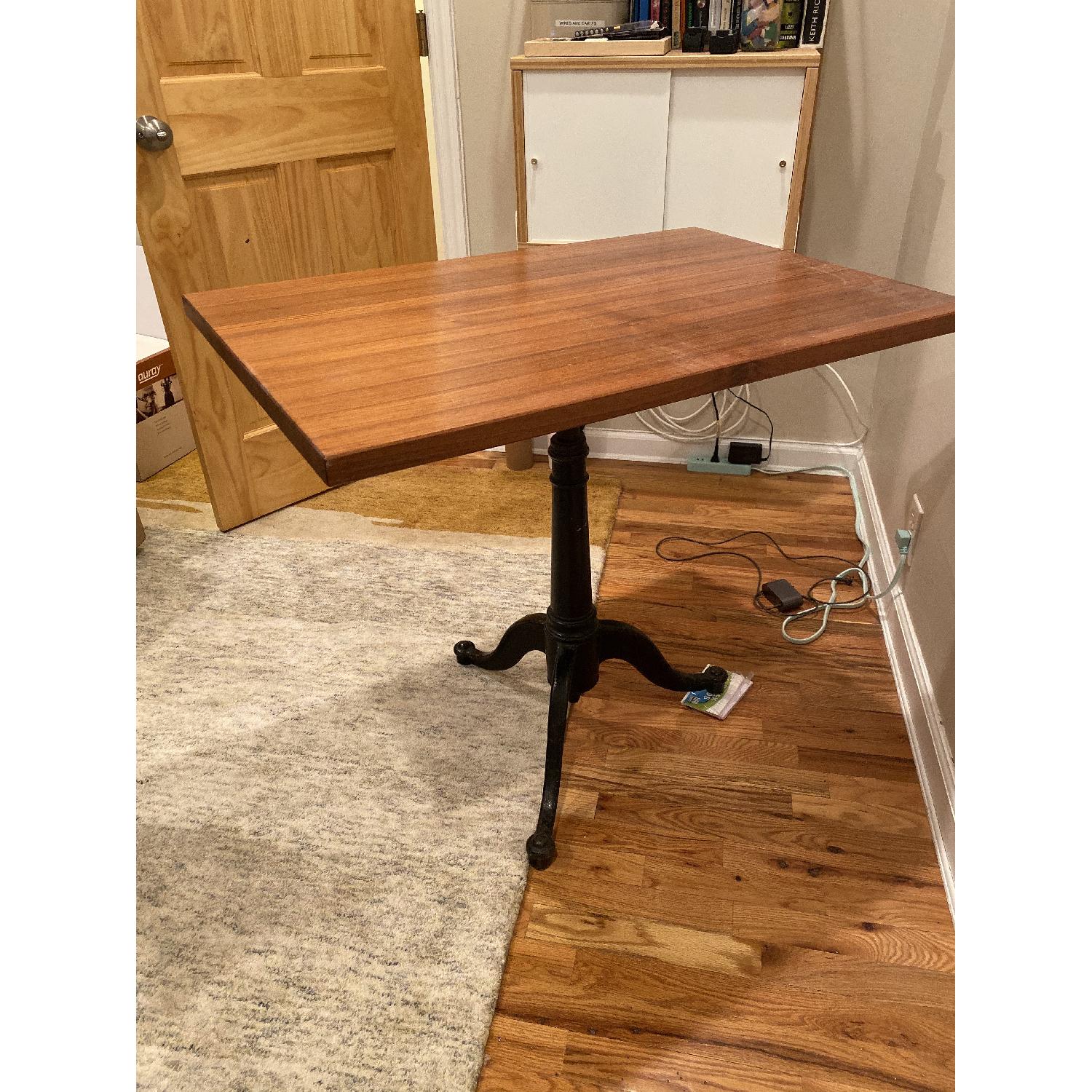 Restored Adjustable Antique Drawing Table - image-6