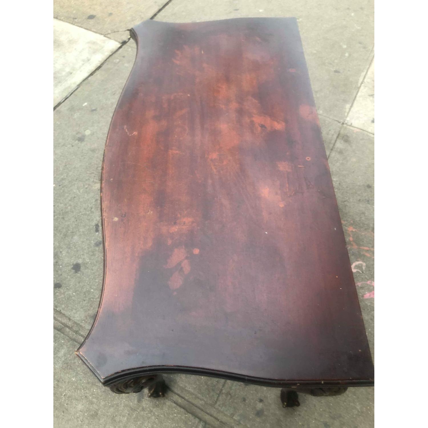 Antique Chippendale Style Extendable Mahogany Dining Table - image-7