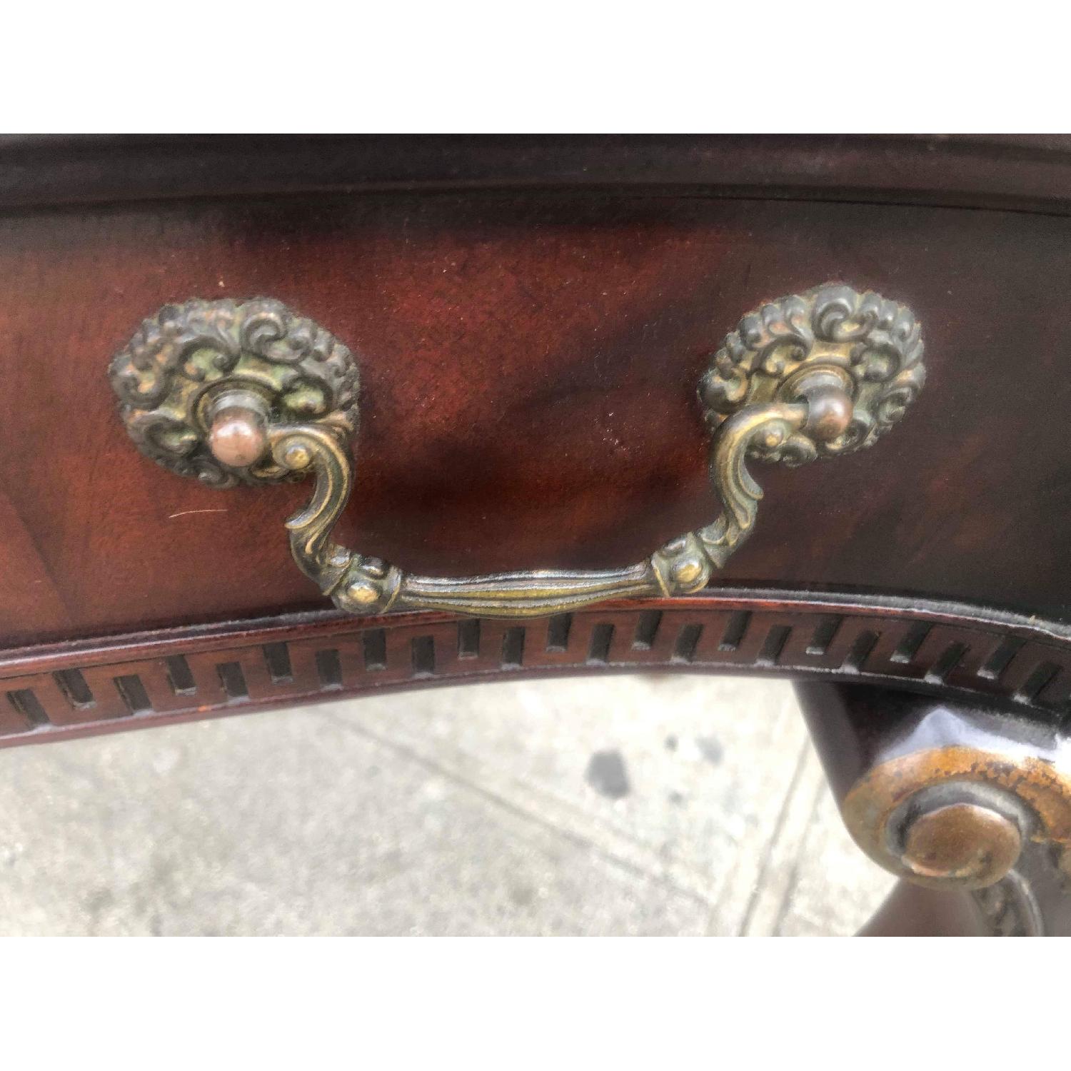 Antique Chippendale Style Extendable Mahogany Dining Table - image-16