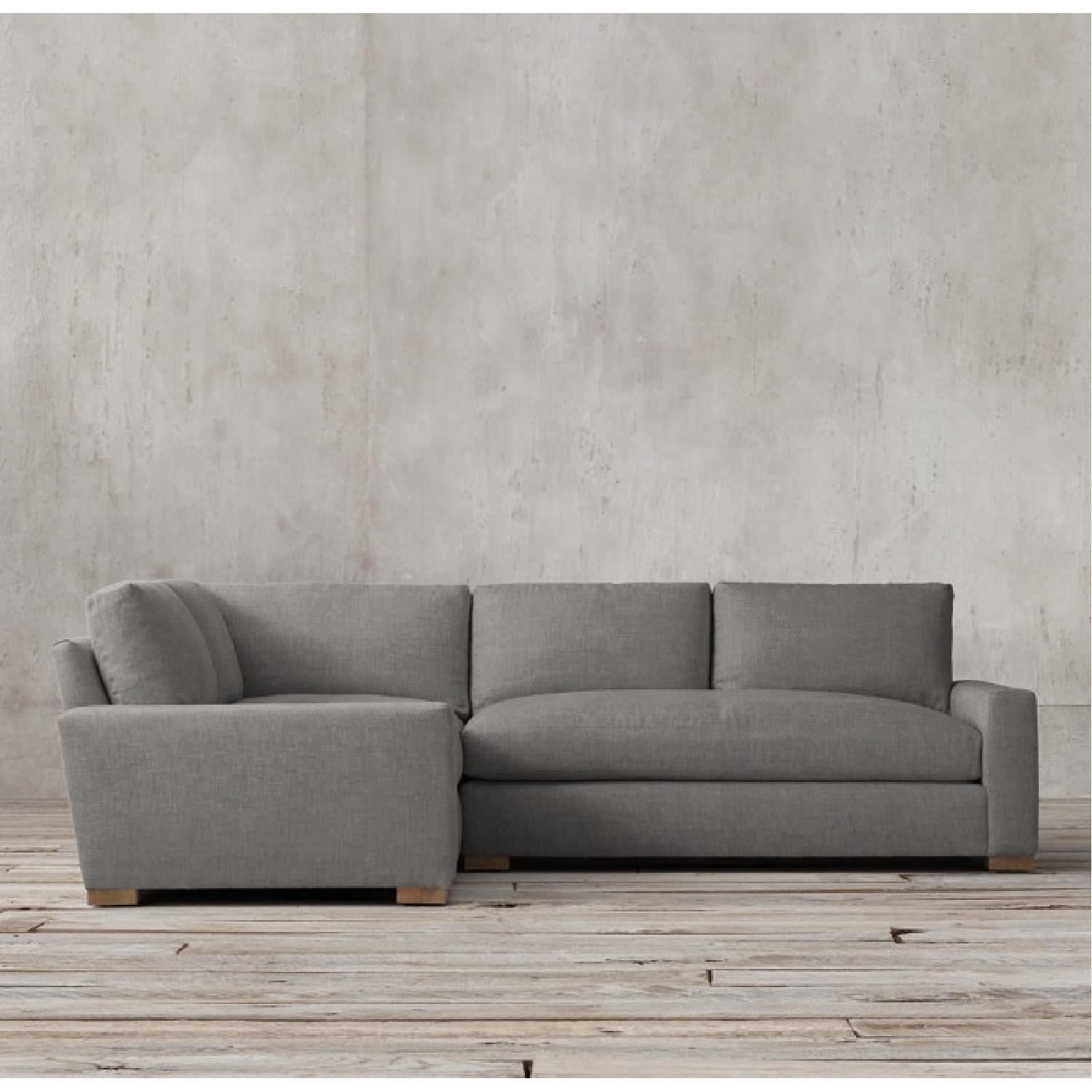 Restoration Hardware Maxwell 3Piece Sectional Sofa AptDeco