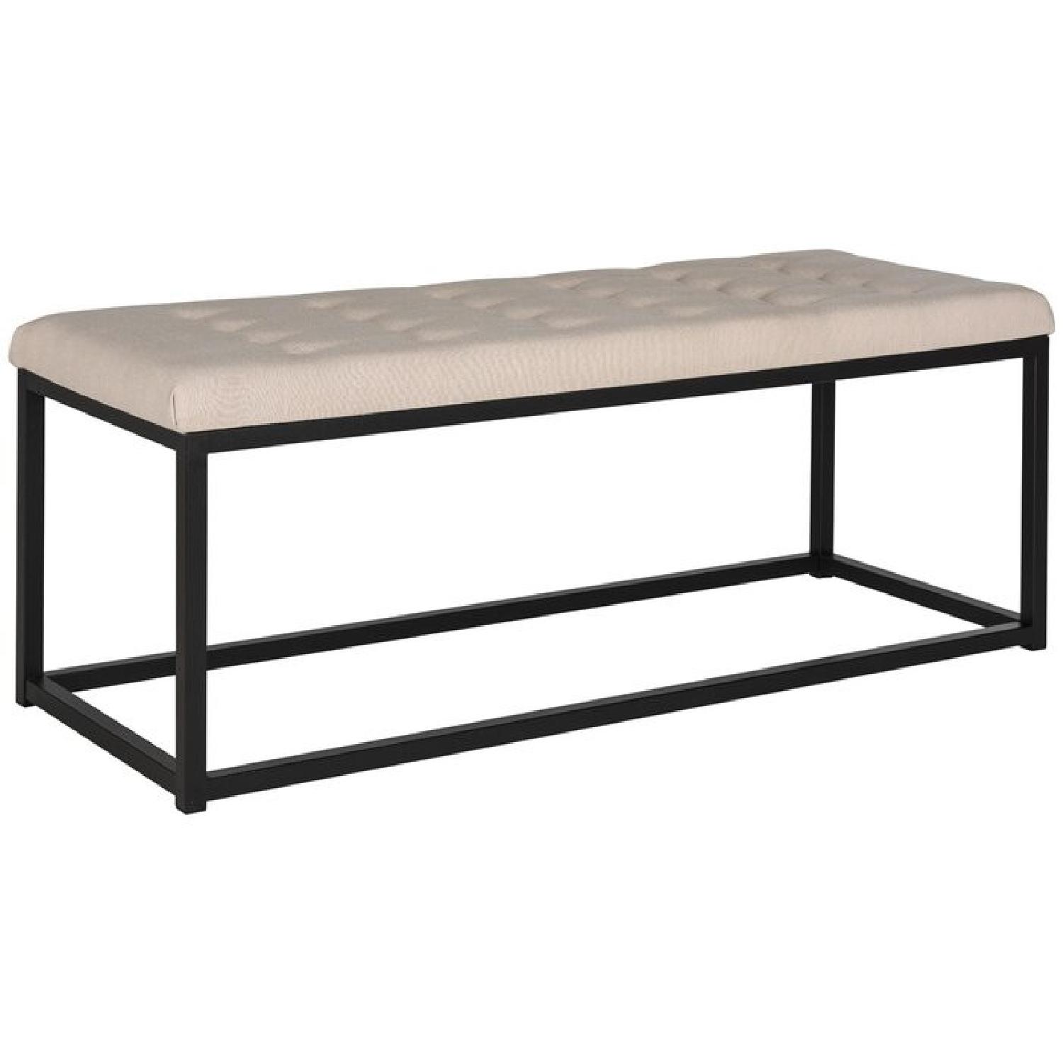 Mercury Row Landry Upholstered Bench AptDeco