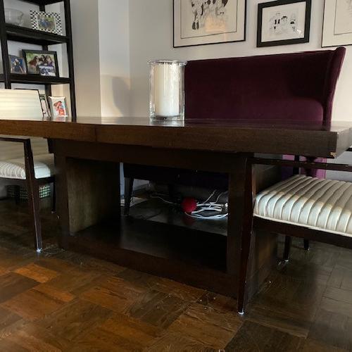 Z Gallerie Extending Dining Table w/ 4 Chairs