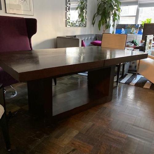 Z Gallerie Extending Dining Table w/ 4 Chairs