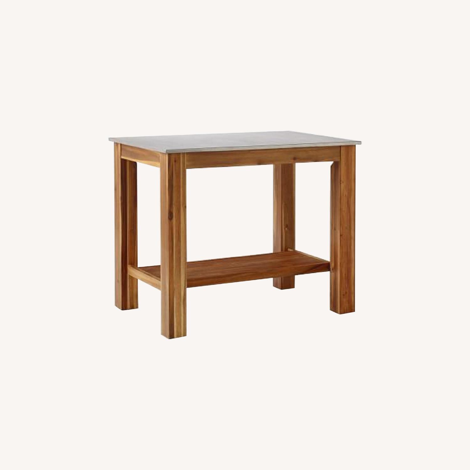 West Elm Rustic Kitchen Island - image-0