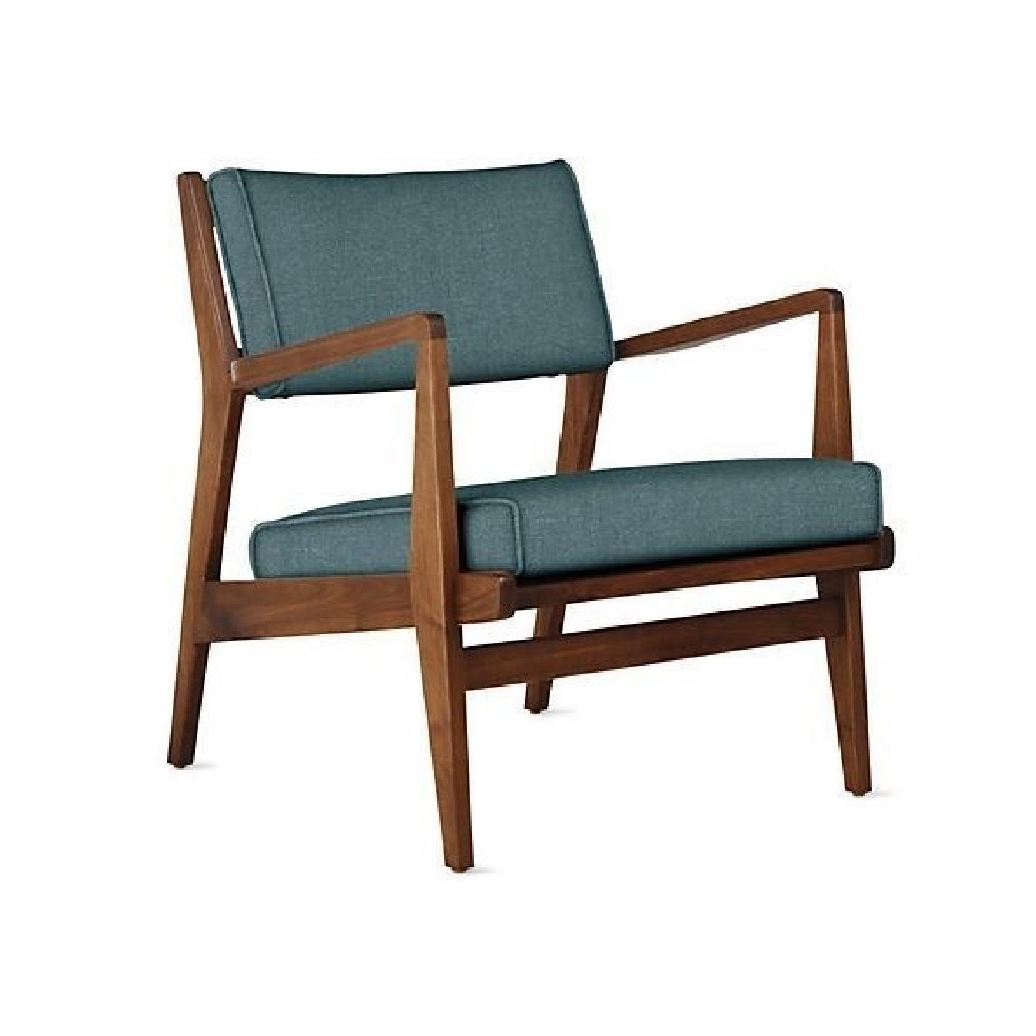 Design Within Reach Jens Chair in Ducale Wool & Walnut AptDeco