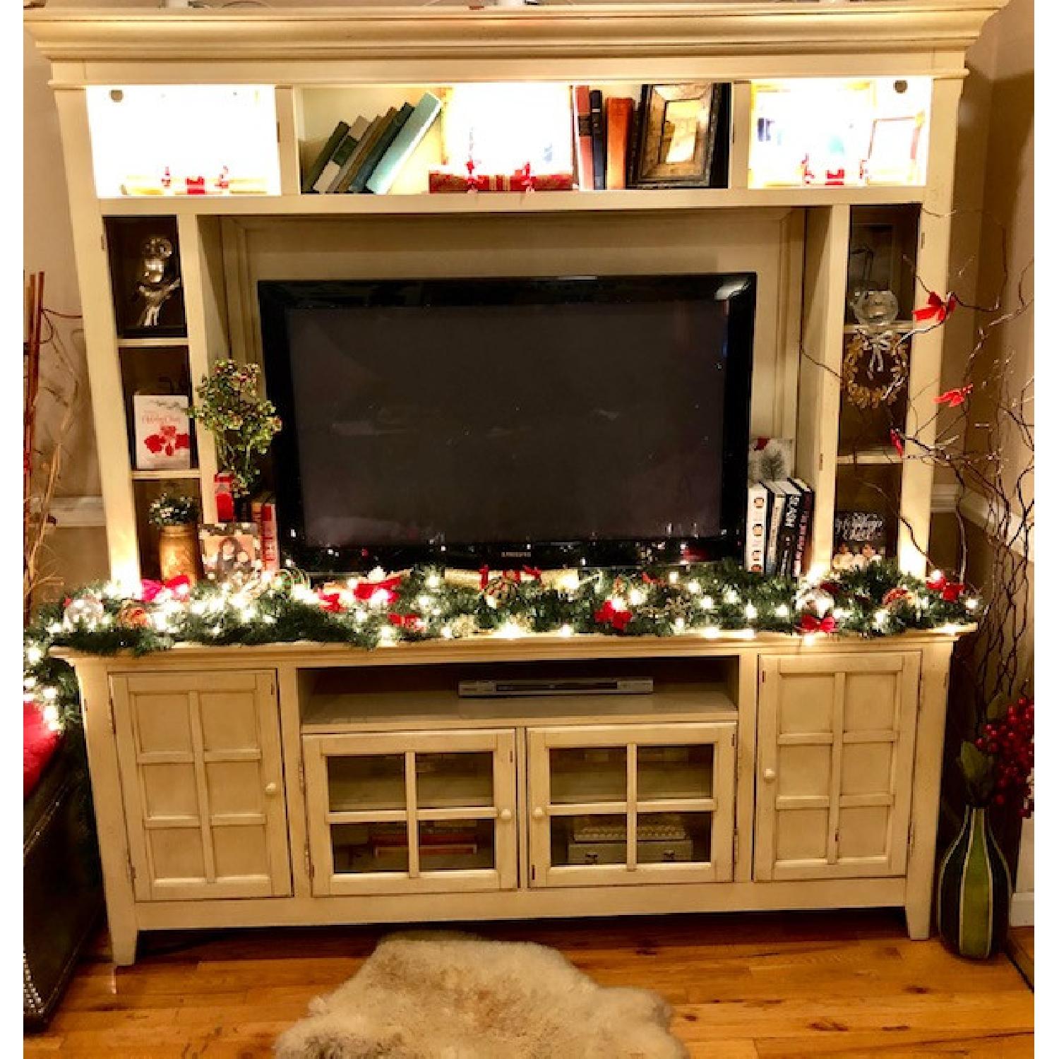 Liberty Furniture Distressed Entertainment Center - image-1