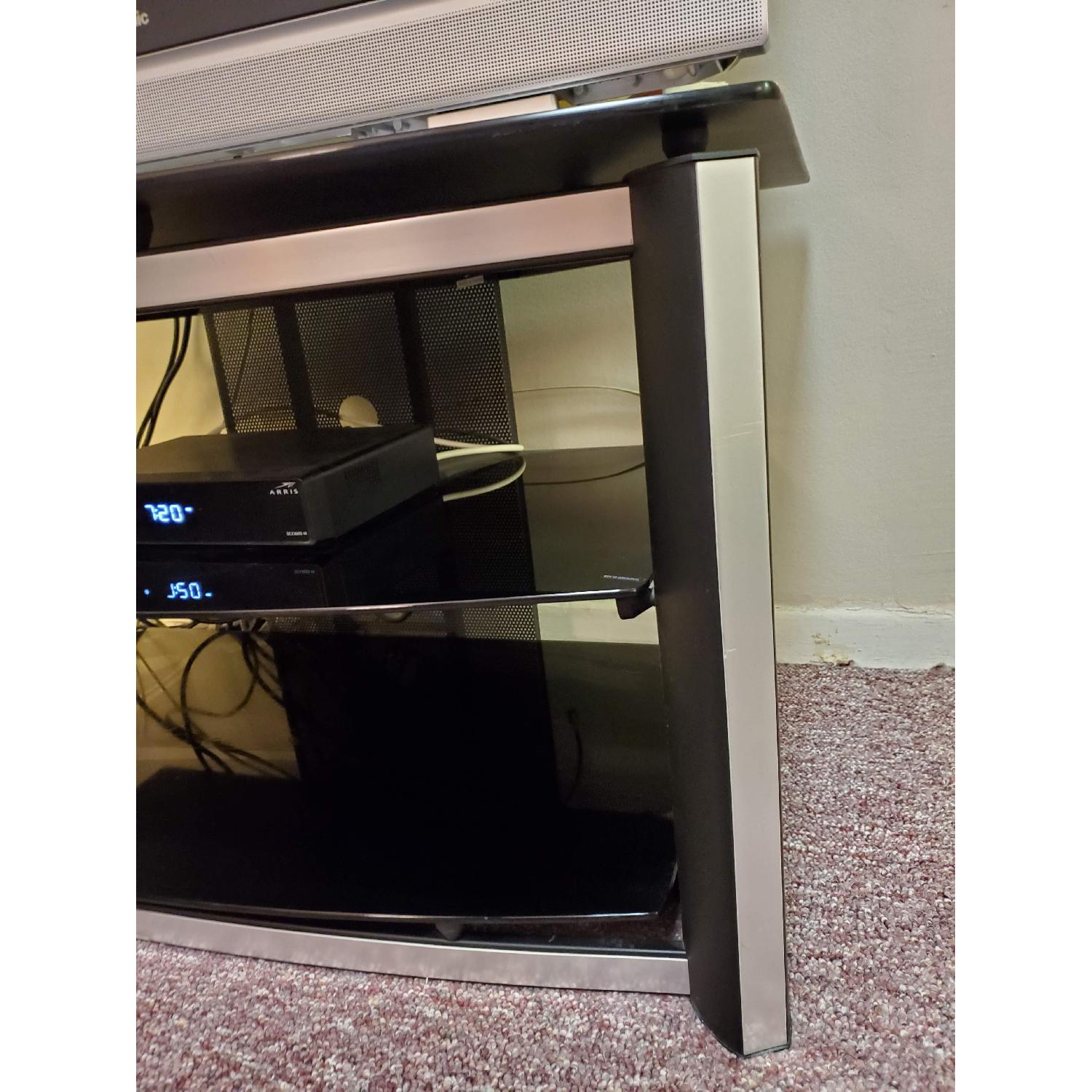 Z-line Designs Tempered Glass TV Stand - image-4