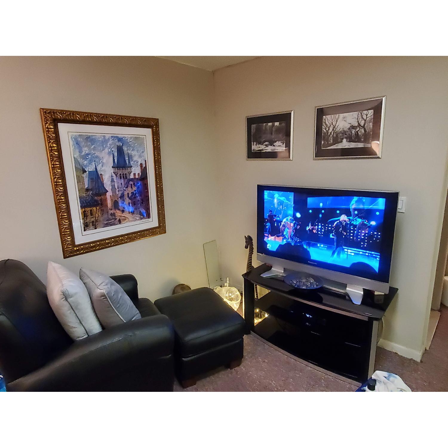 Z-line Designs Tempered Glass TV Stand - image-6