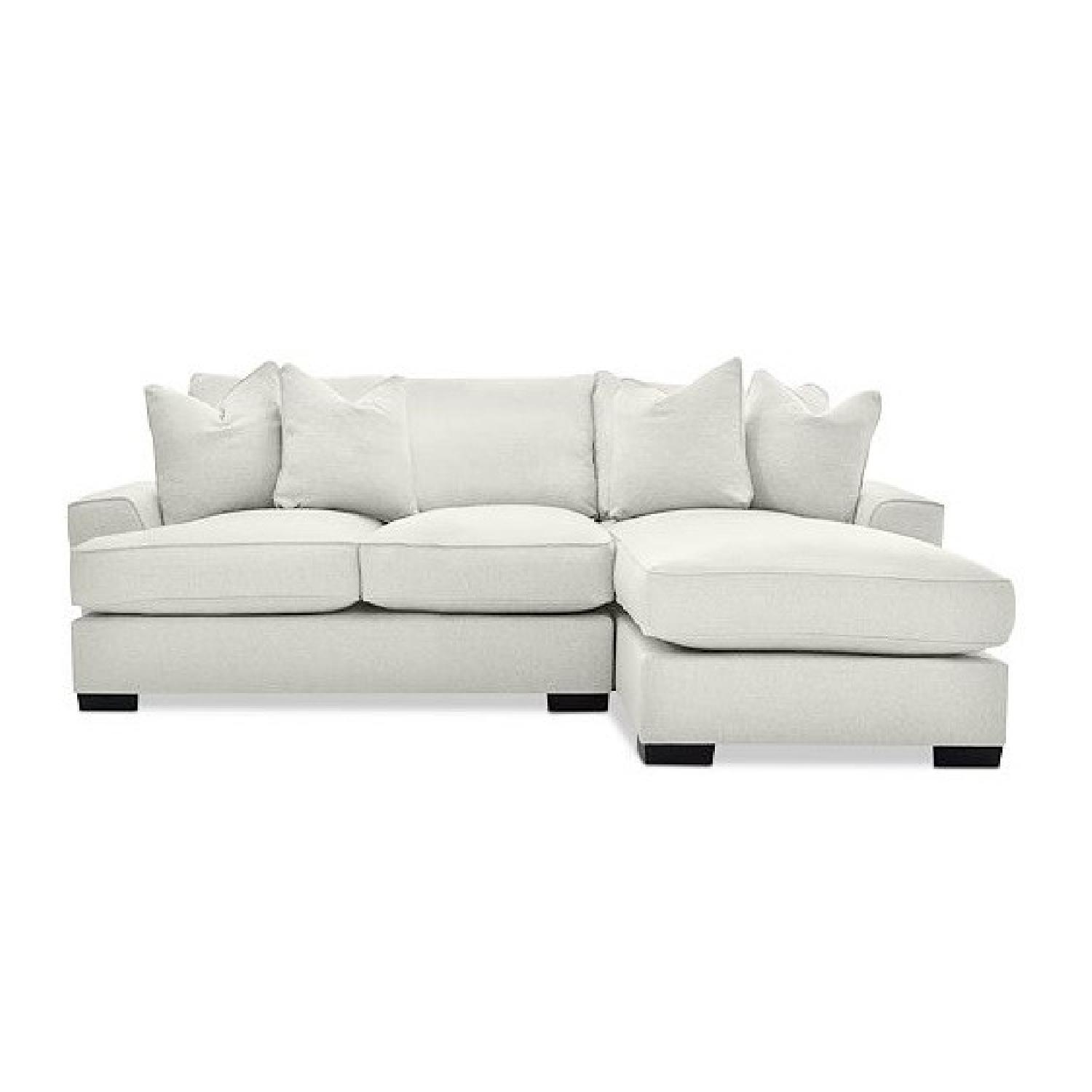Macy's Ainsley 2Piece Fabric Chaise Sectional Sofa AptDeco
