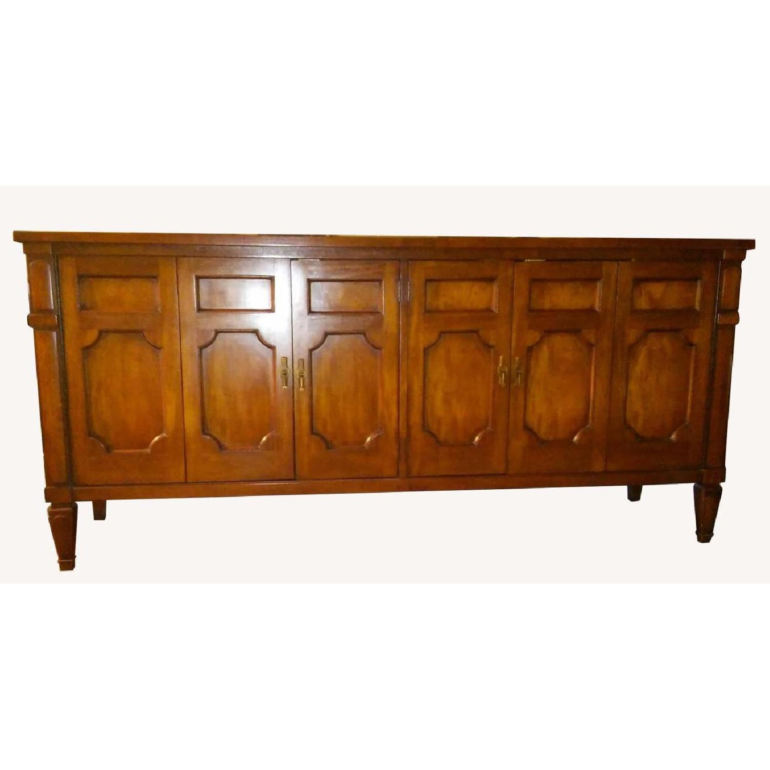 White Fine Furniture African Teak Buffet Sideboard AptDeco