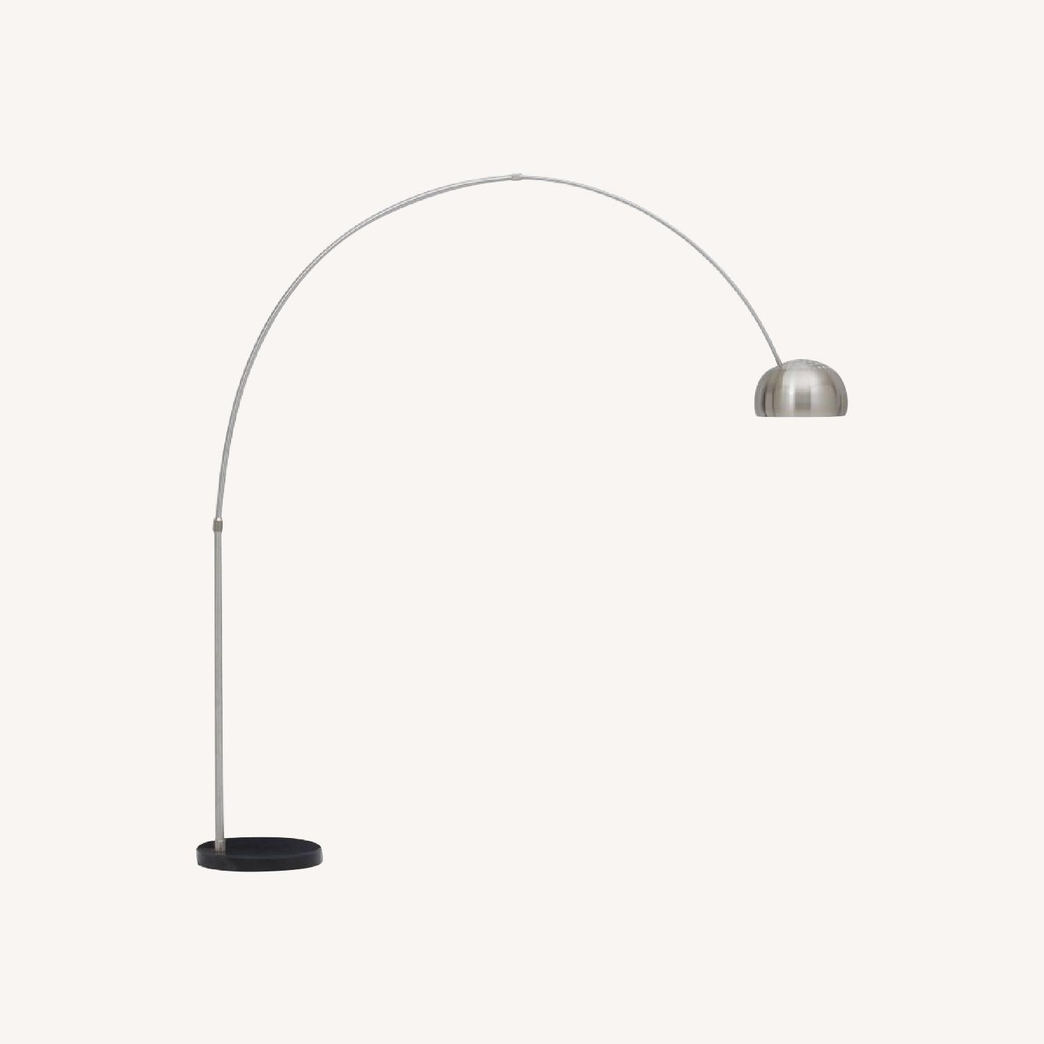 Structube Black Arc Floor Lamp AptDeco