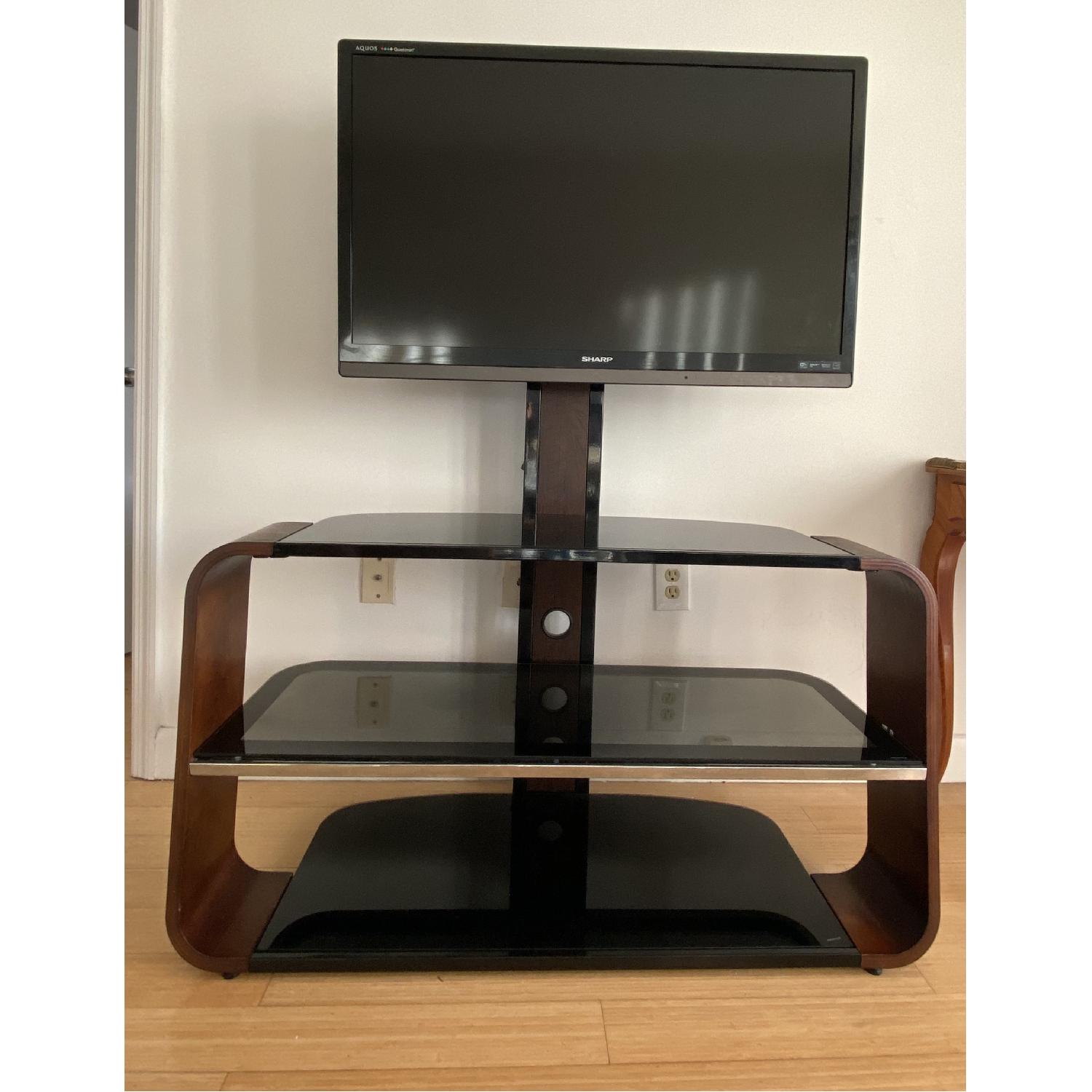 Sauder Studio Edge Corsair TV Stand w/ TV Mount AptDeco
