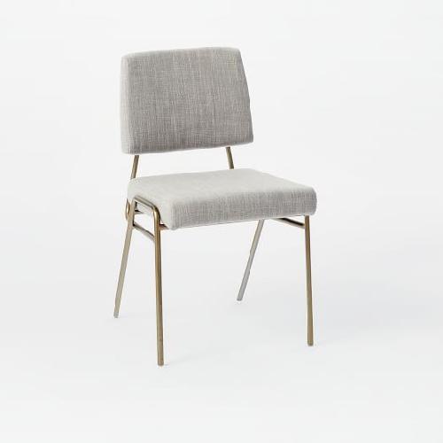 West Elm Wire Frame Upholstered Dining Chair