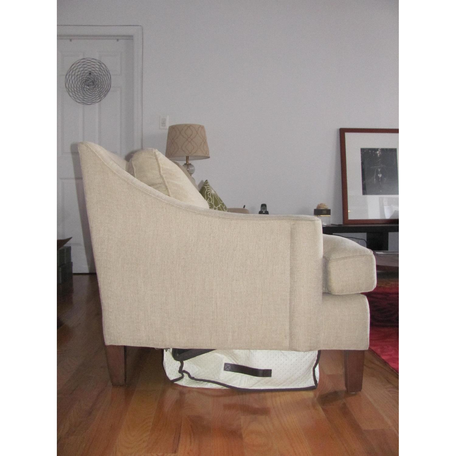ABC Carpet and Home Beige Goose Down Cushions Sofa - image-2