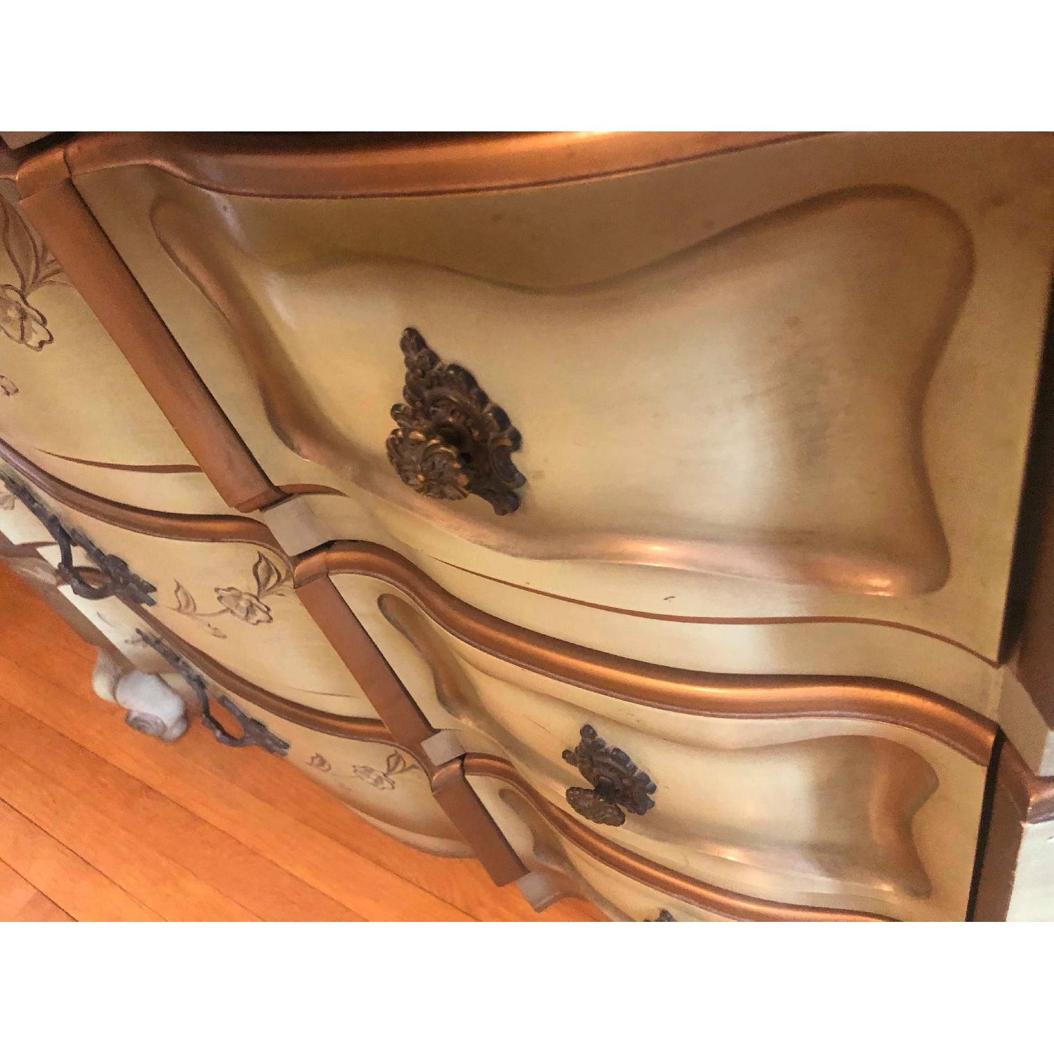 Vintage 1970s French Provincial 9 Drawer Dresser - image-10