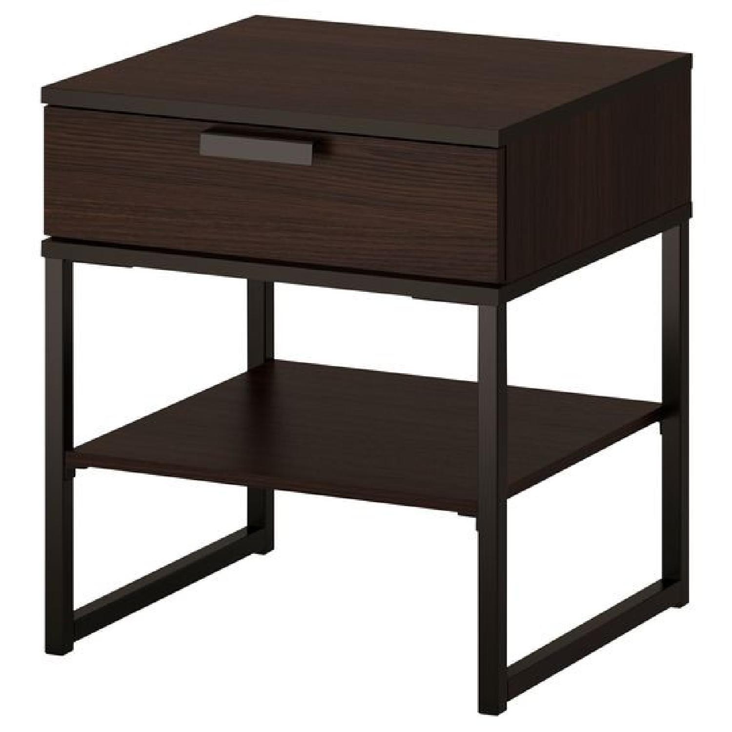 Ikea Dark Brown Nightstand - image-5