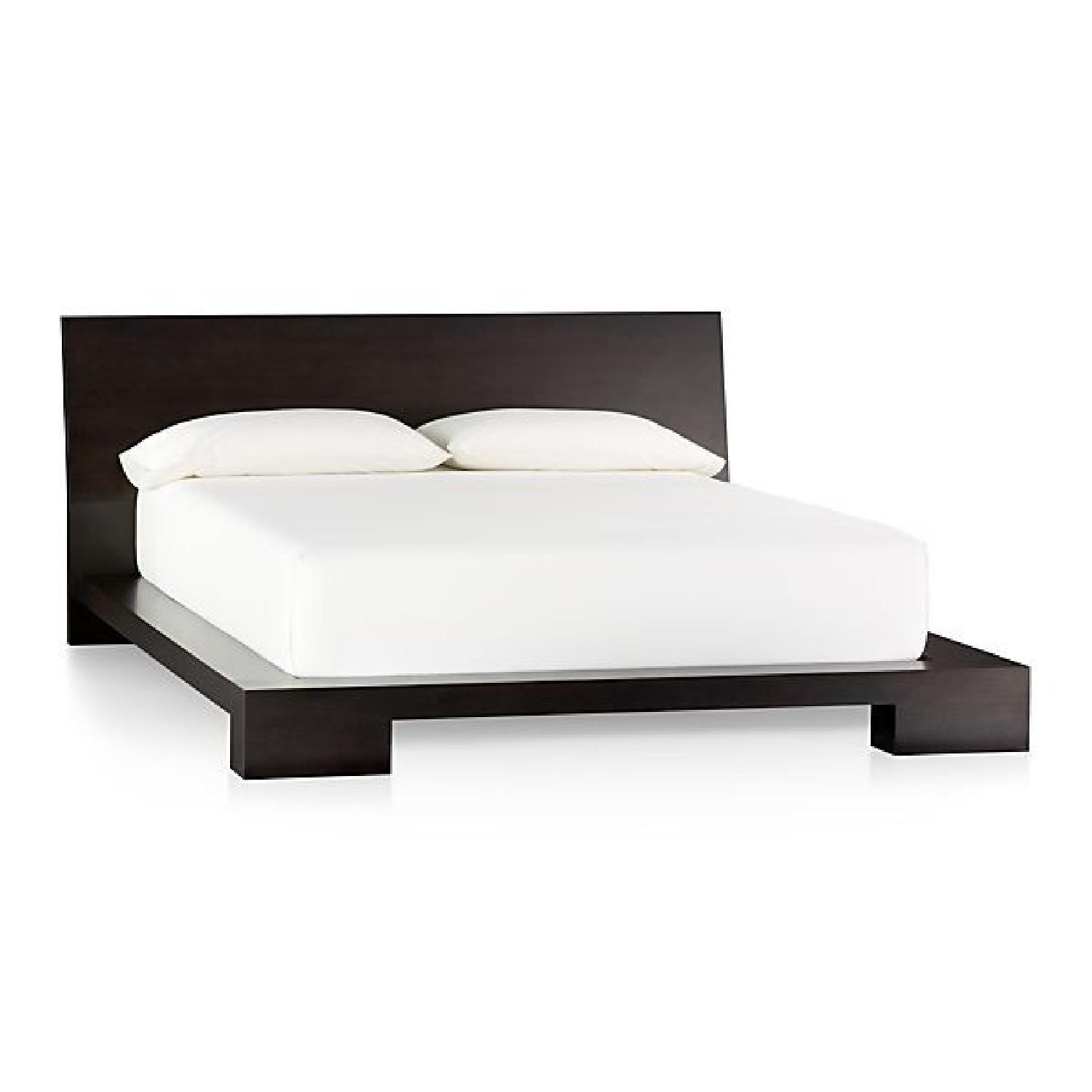 Crate & Barrel Asher Queen Platform Bed Frame AptDeco