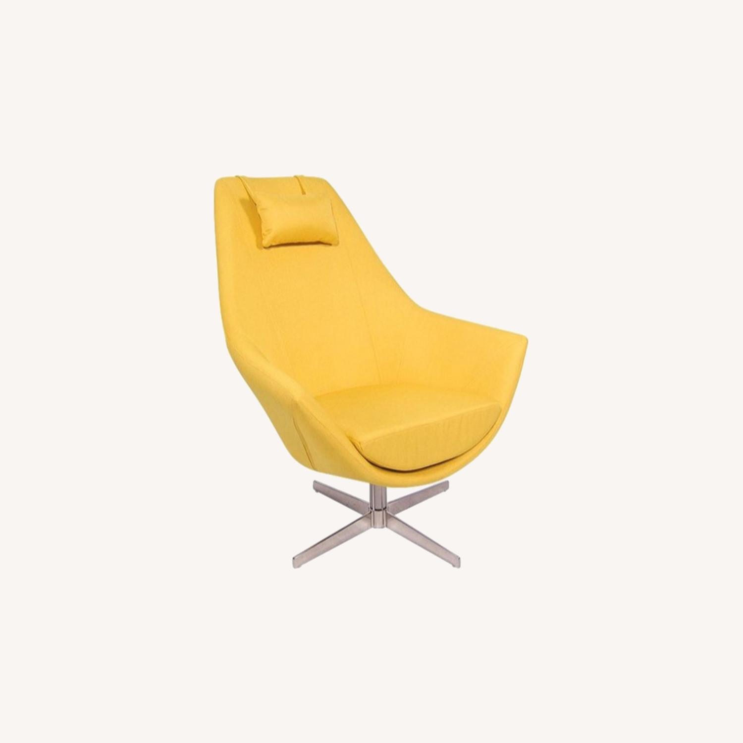 Modani Kendra Yellow Lounge Chair - image-4