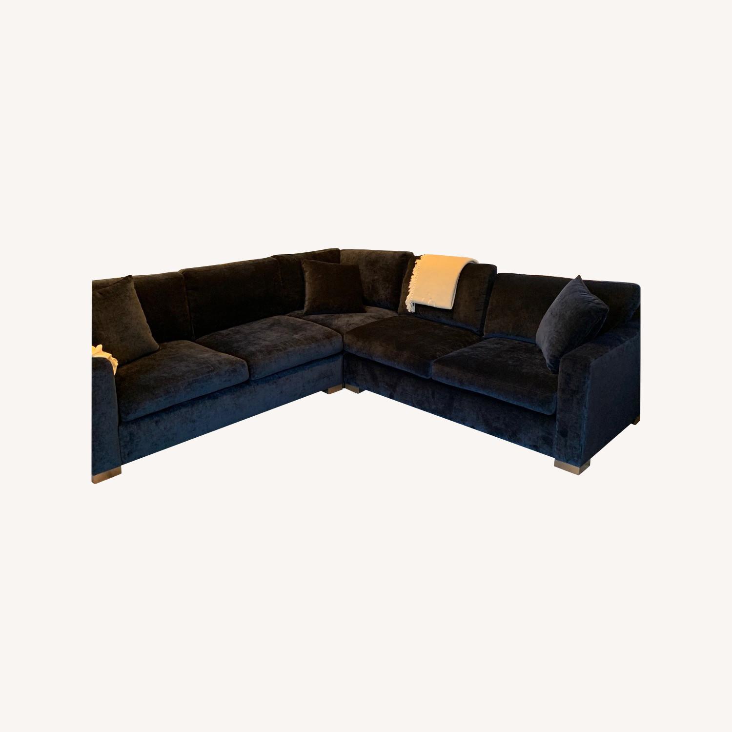 Designo Patagonia Navy Sectional Sofa - image-0