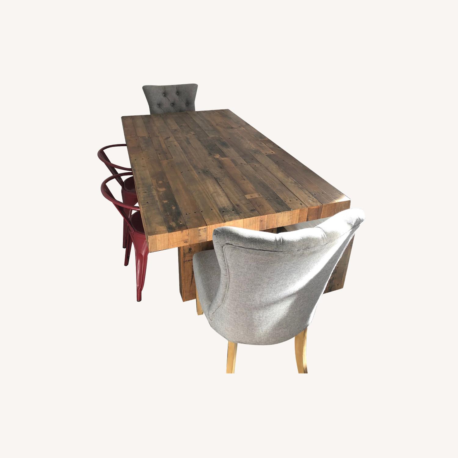 West Elm Emmerson Table w/ Bench & Cushion + 4 Chairs - image-0