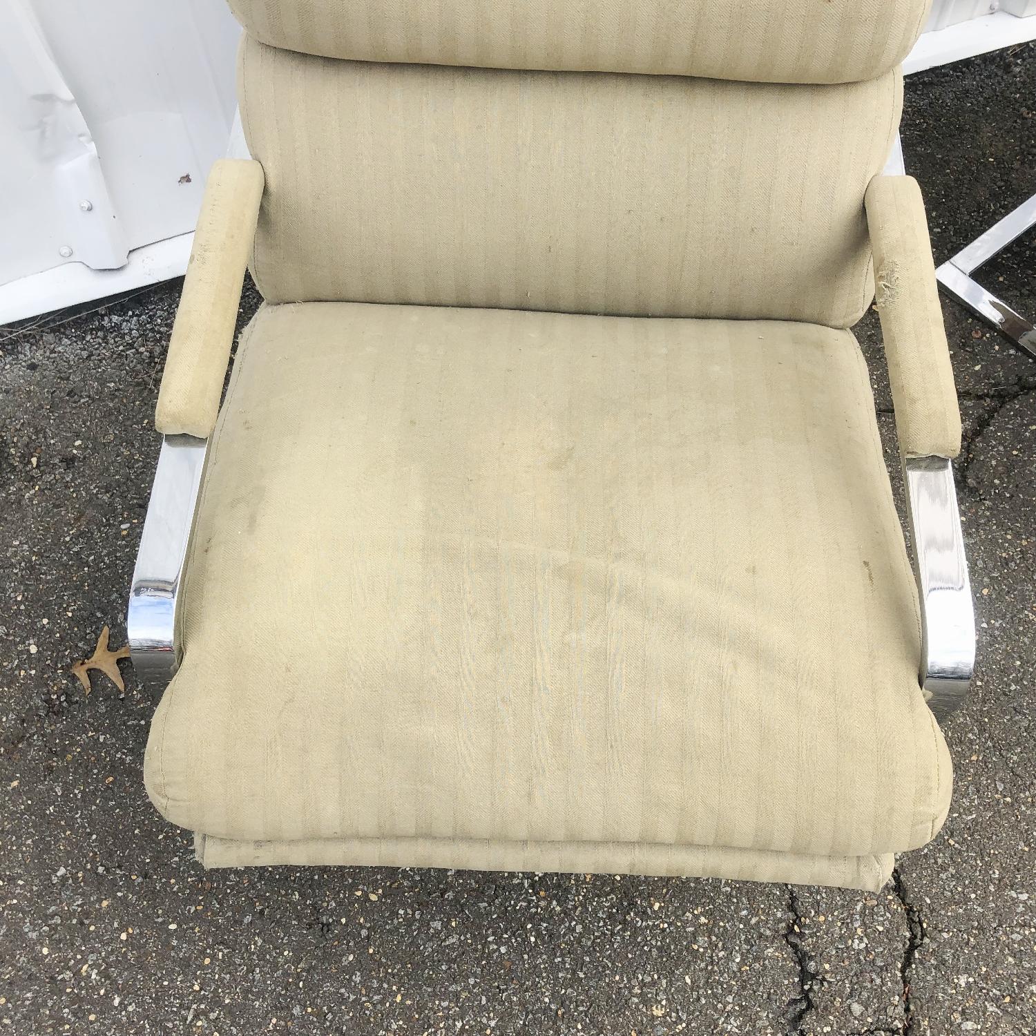 Milo Baughman Style Mid-Century Modern Lounge Chairs - image-8